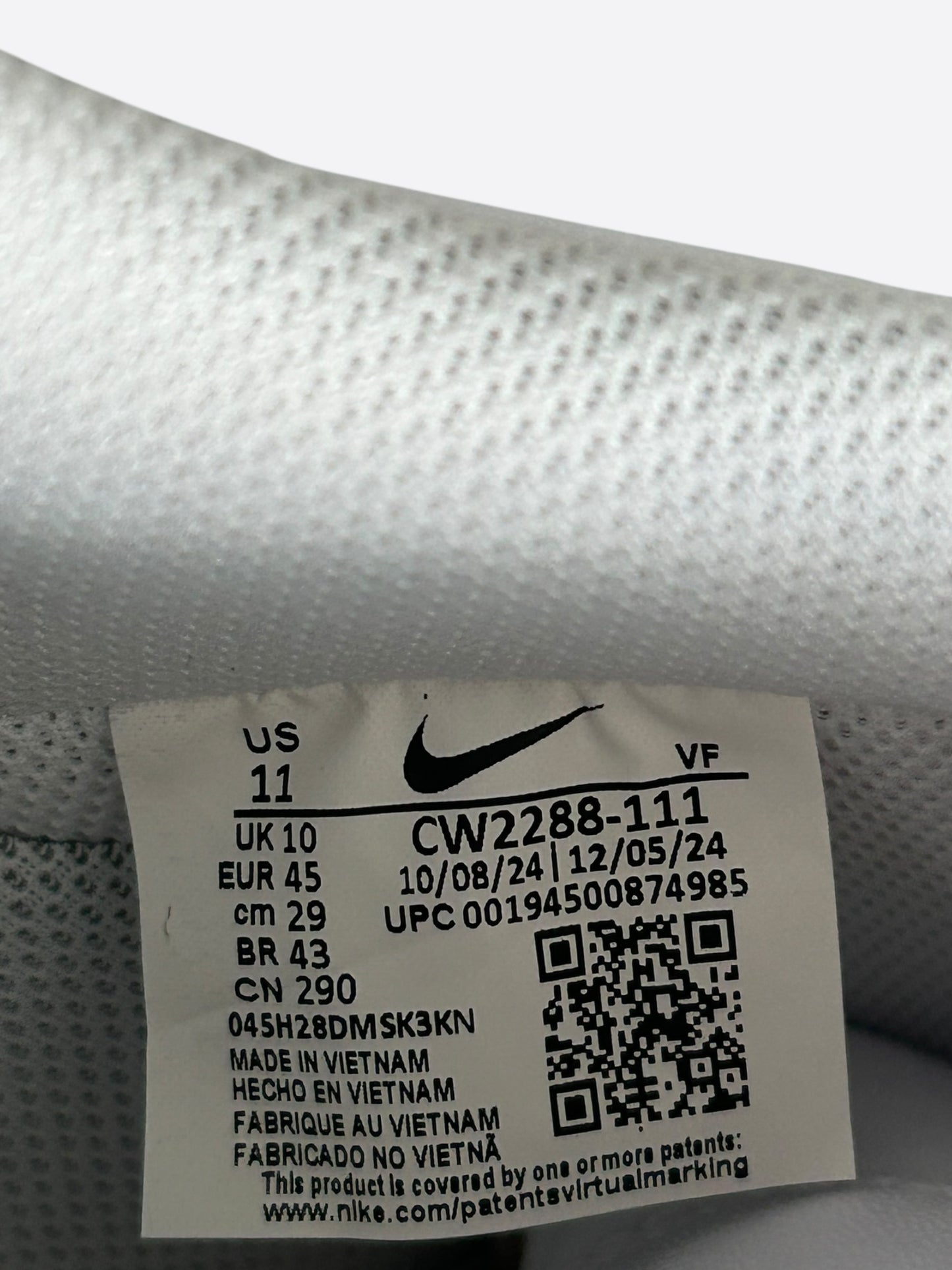 Matty Boy Nike White Hand Painted Air Force 1