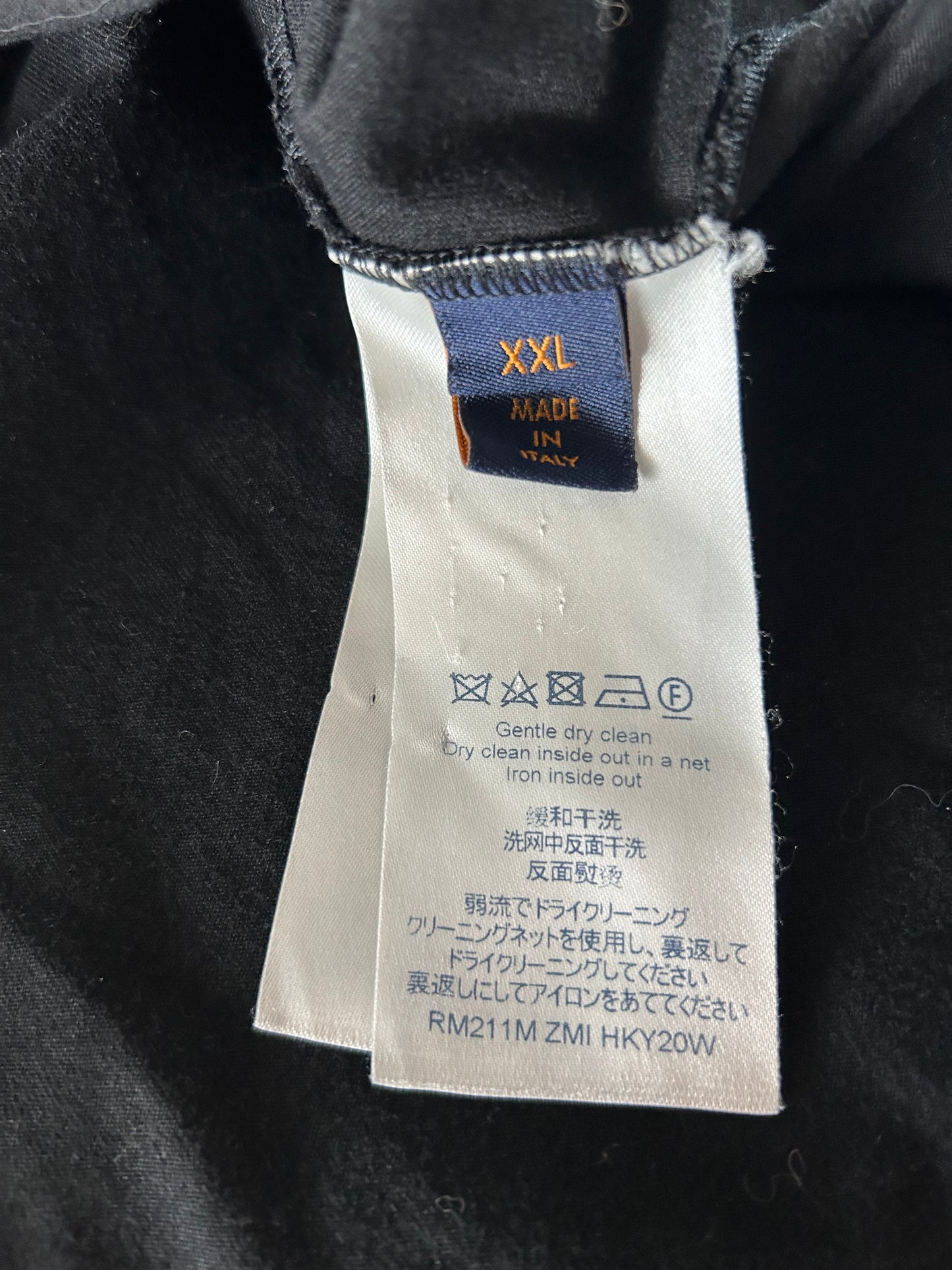 Louis Vuitton Black & White Cartoon Monogram T-Shirt