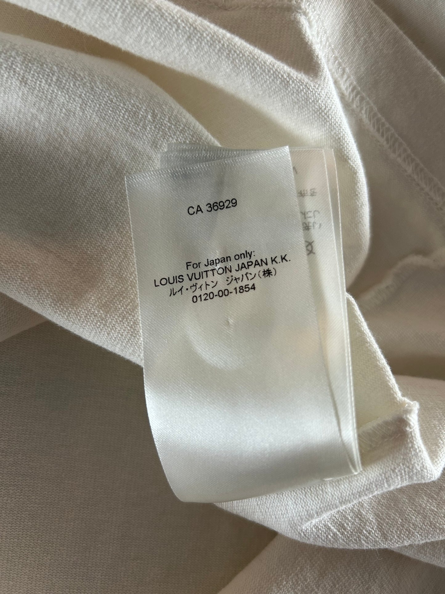 Louis Vuitton White Rainbow Logo T-Shirt