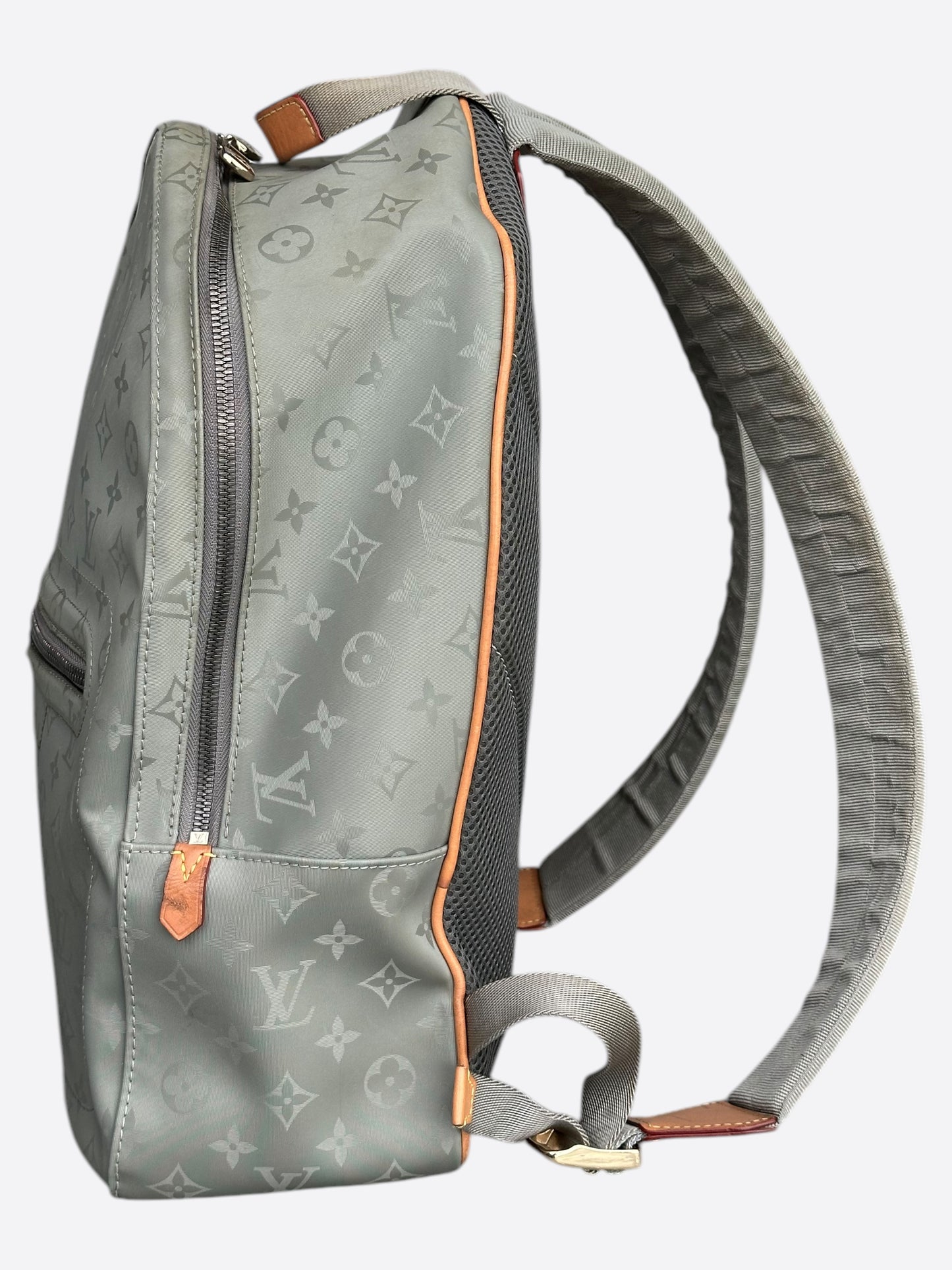 Louis Vuitton Silver Titanium Monogram Backpack