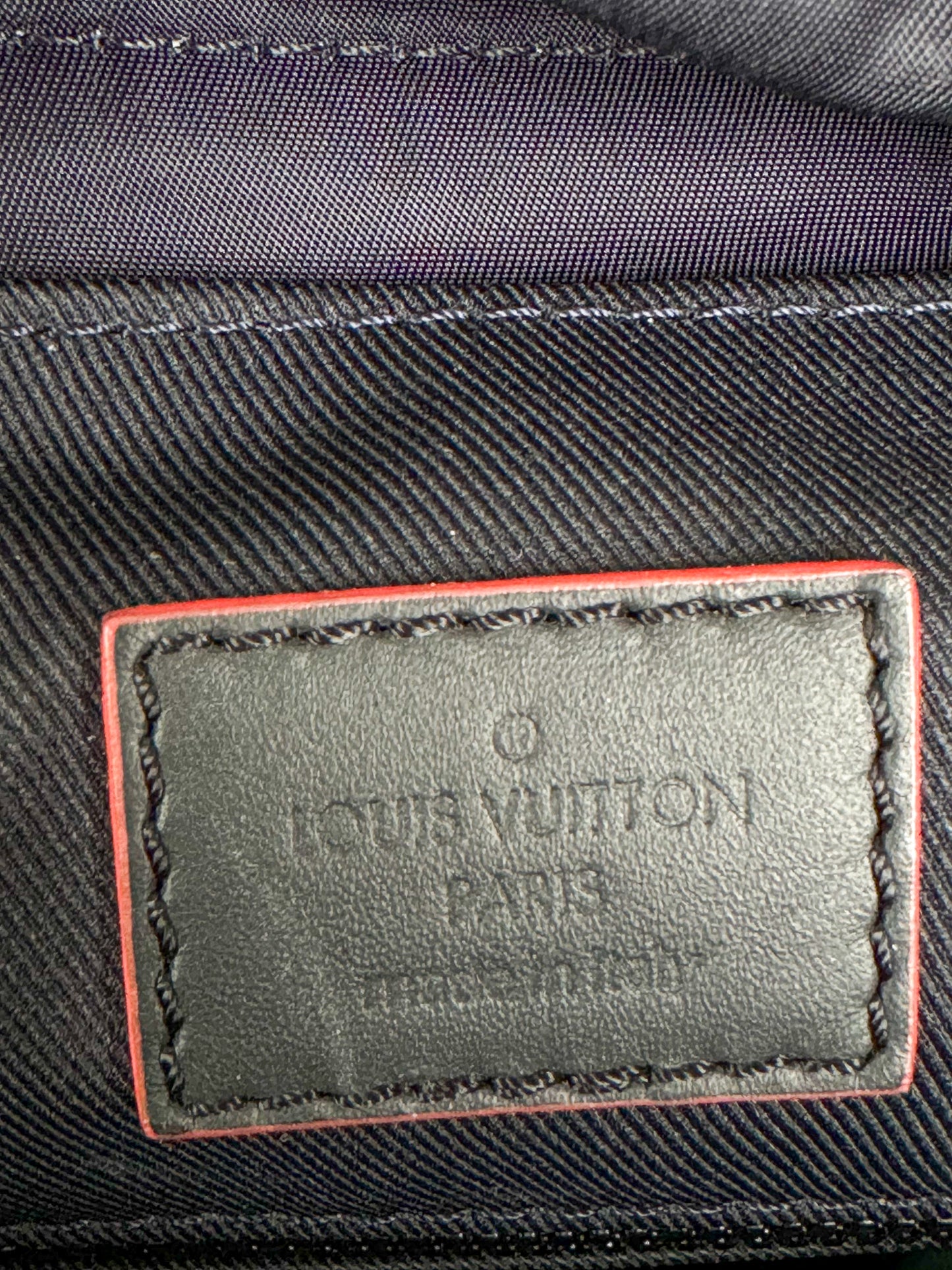 Louis Vuitton Navy & White Monogram Discovery Backpack