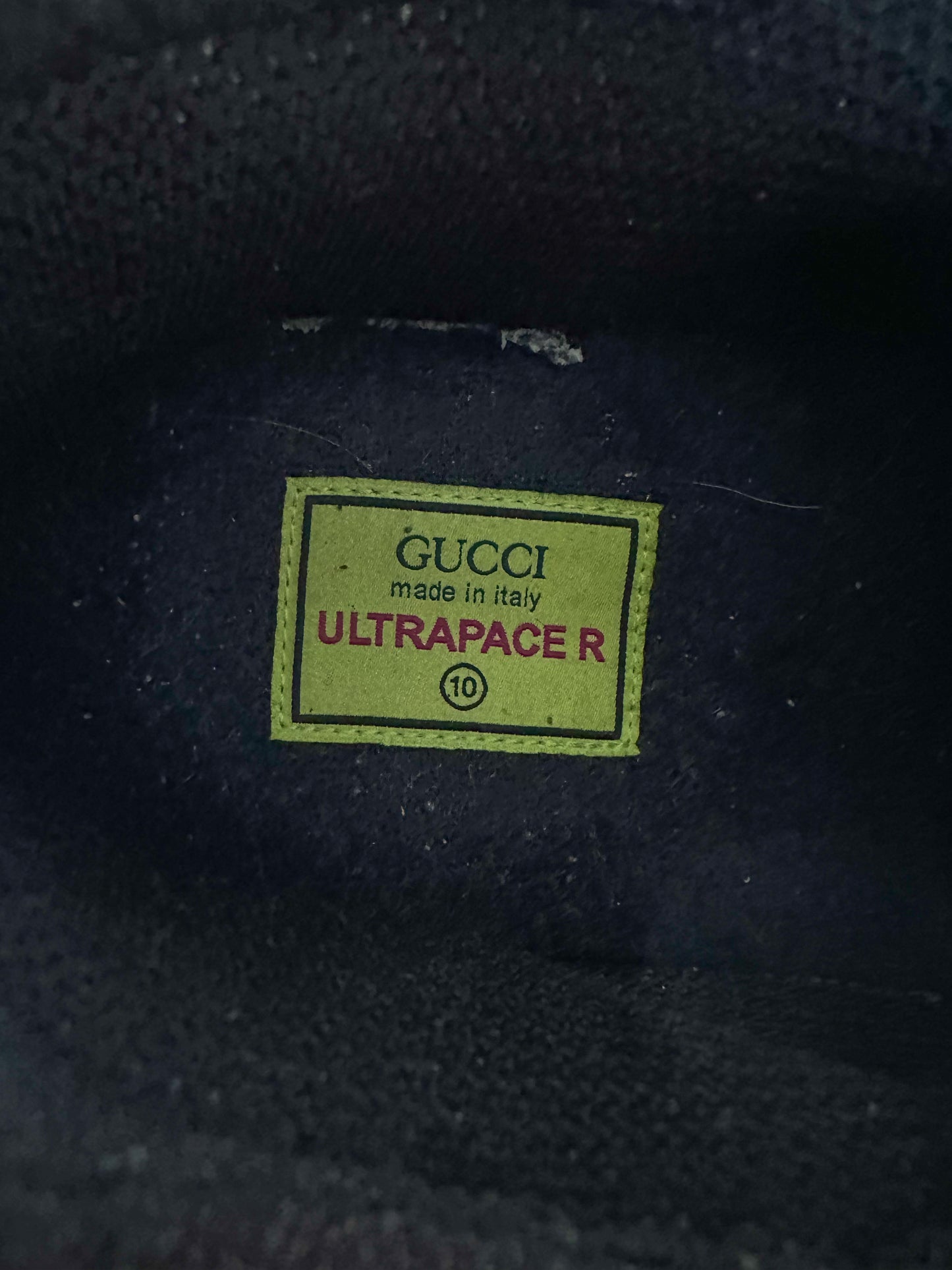 Gucci Black & Blue Ultrapace R Sneakers