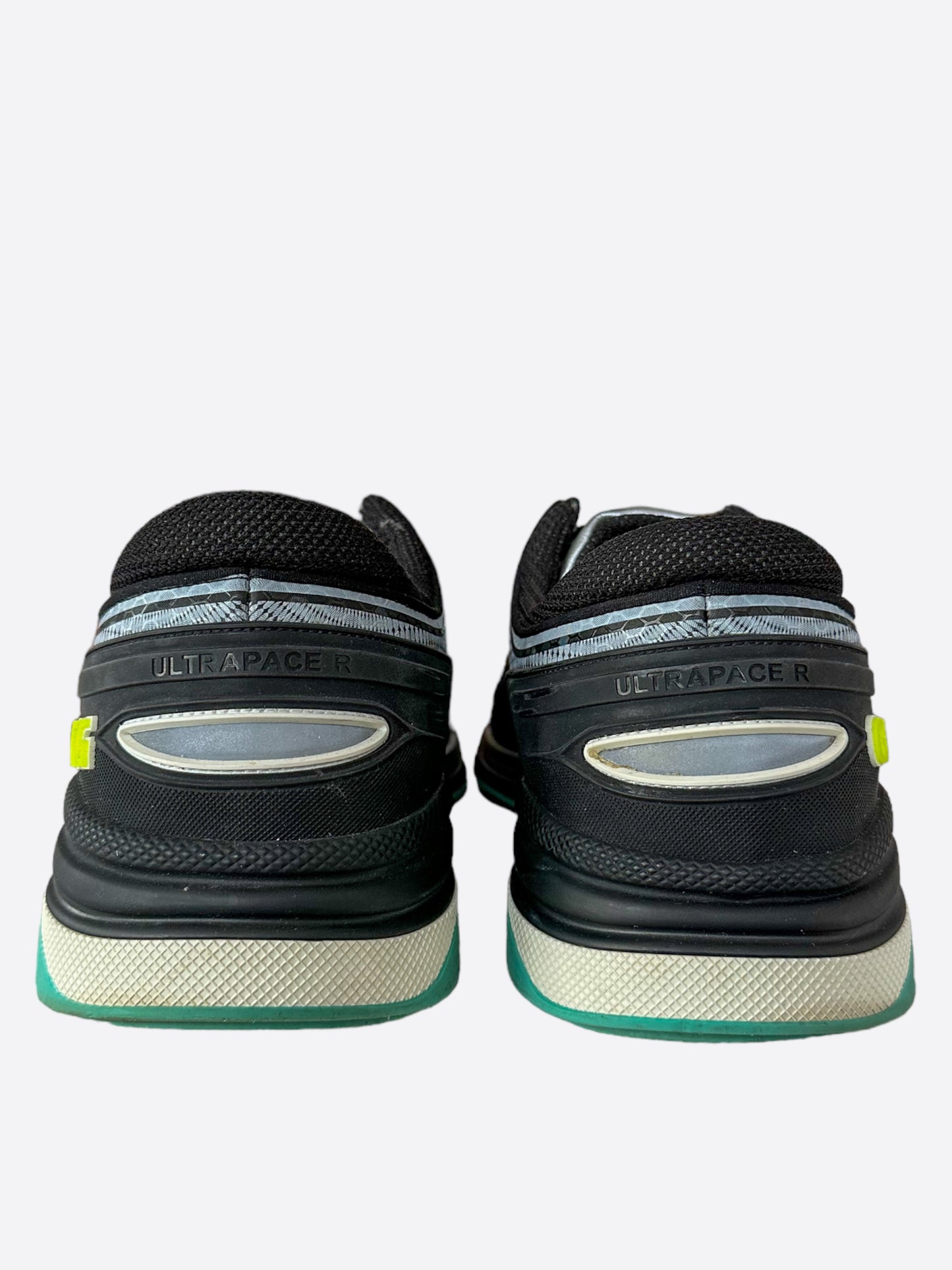 Gucci Black & Blue Ultrapace R Sneakers