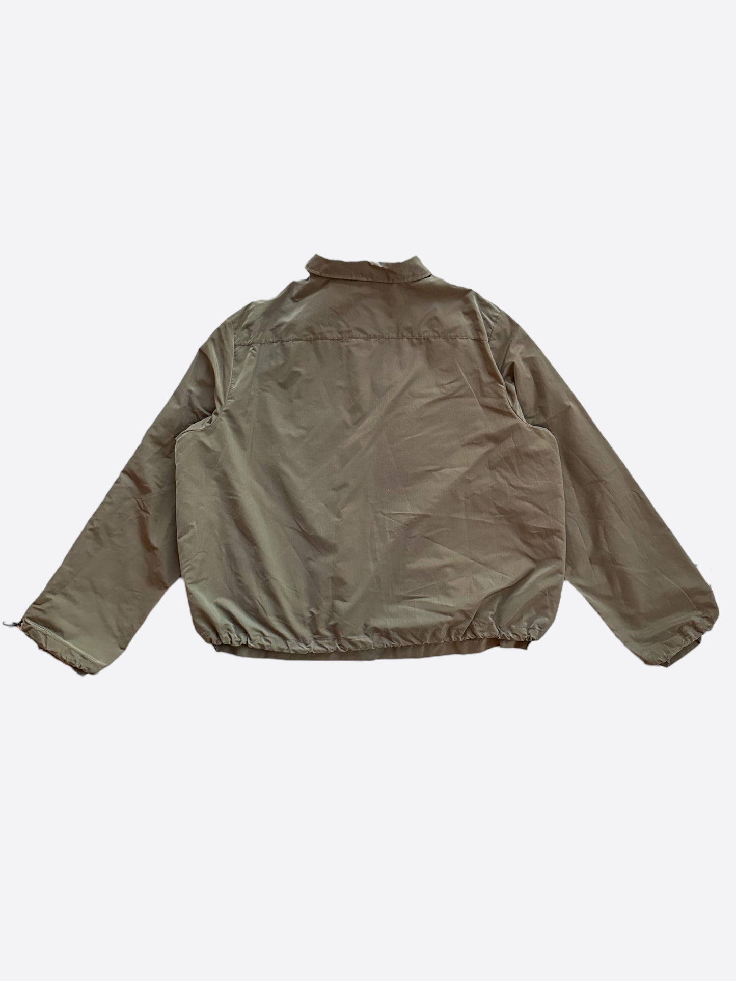 Dior Tan Zip Up Windbreaker