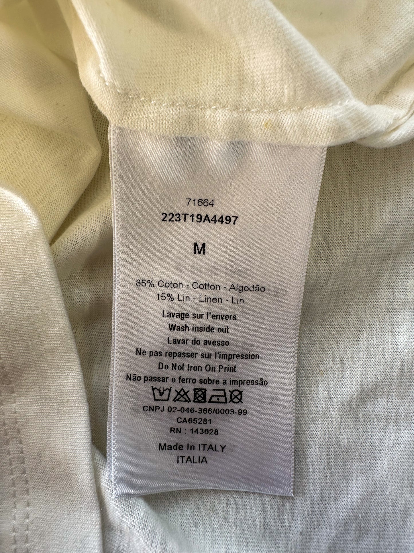 Dior White Dior Vibe Embroidered Women's T-Shirt