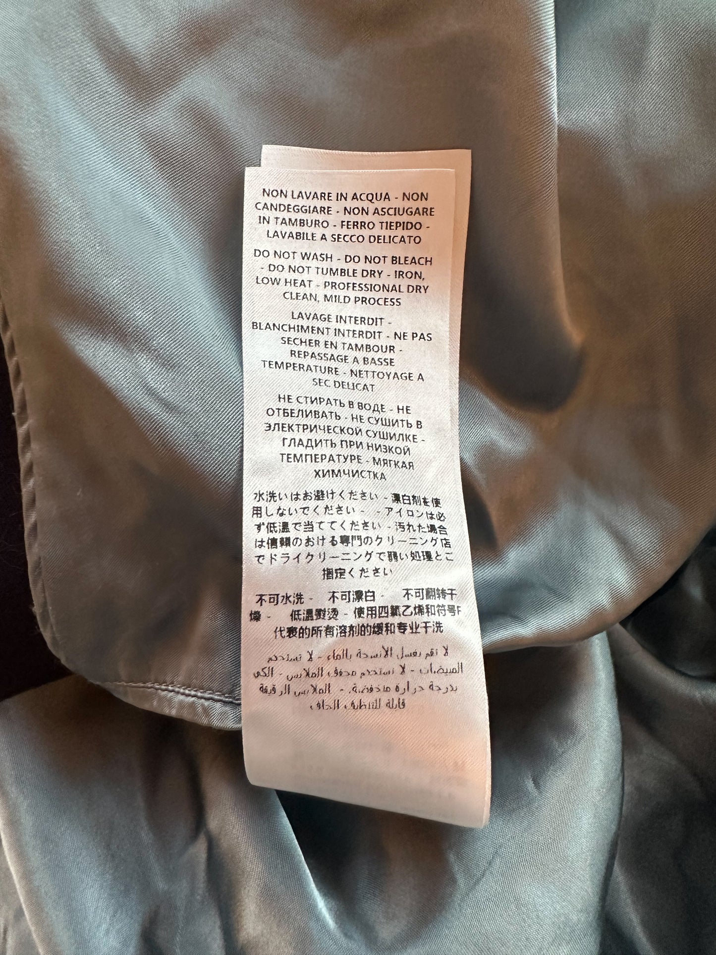 Gucci Navy Mini Logos Embroidered Jacket