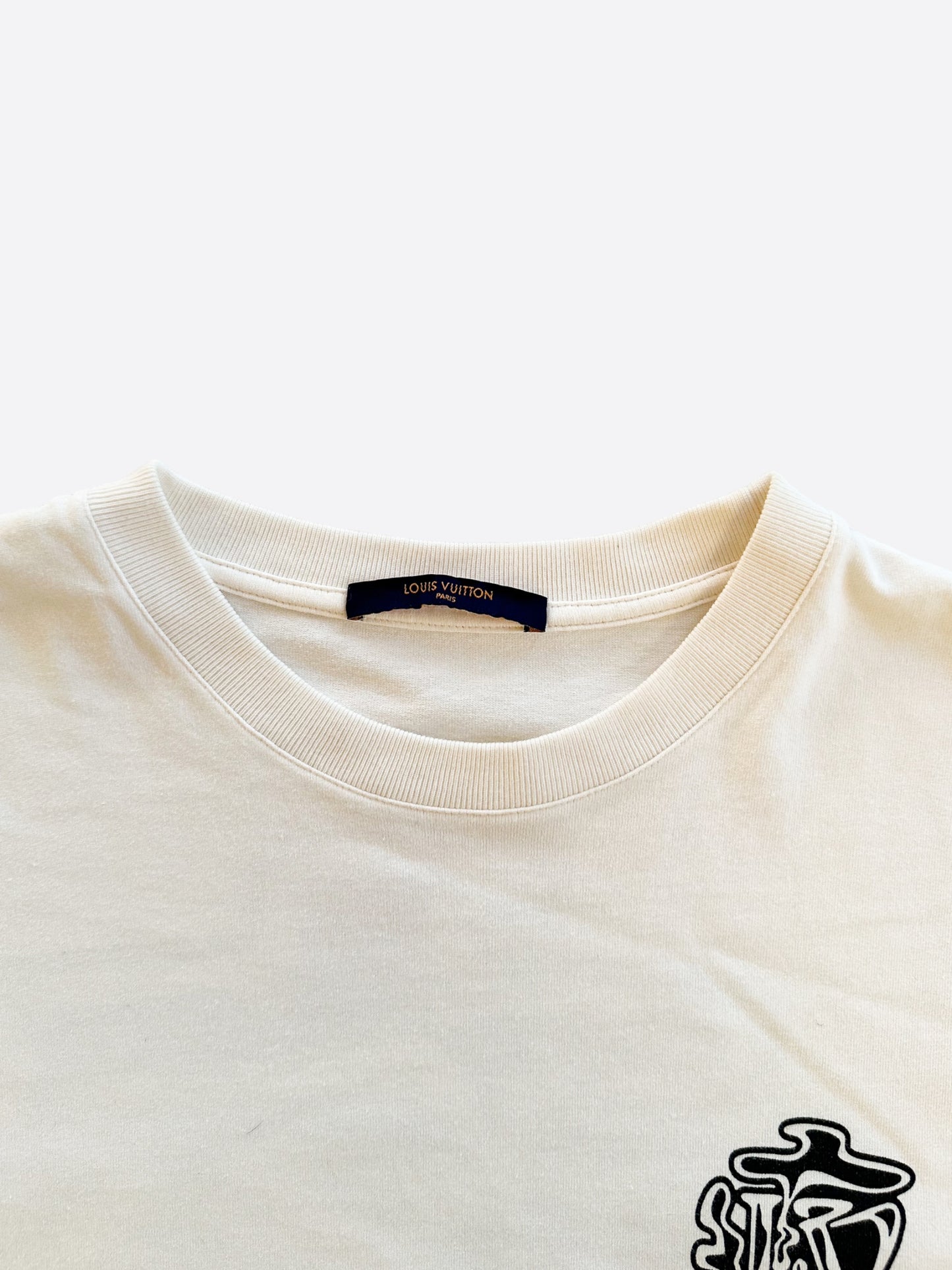 Louis Vuitton White Smoke Logo T-Shirt