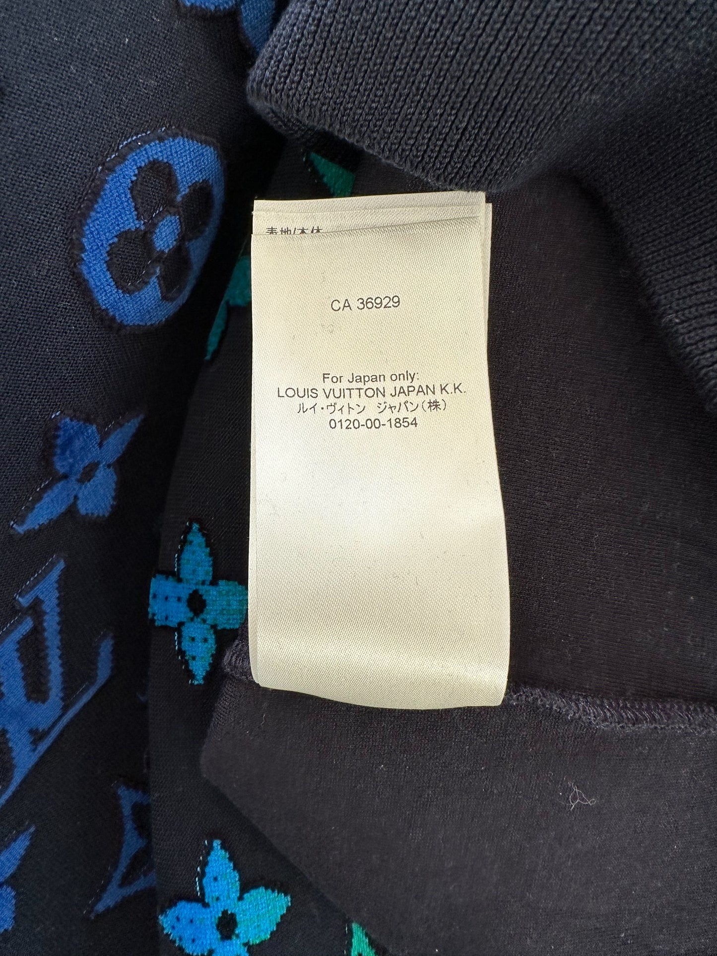 Louis Vuitton Blue & Green Gradient Monogram Sweater