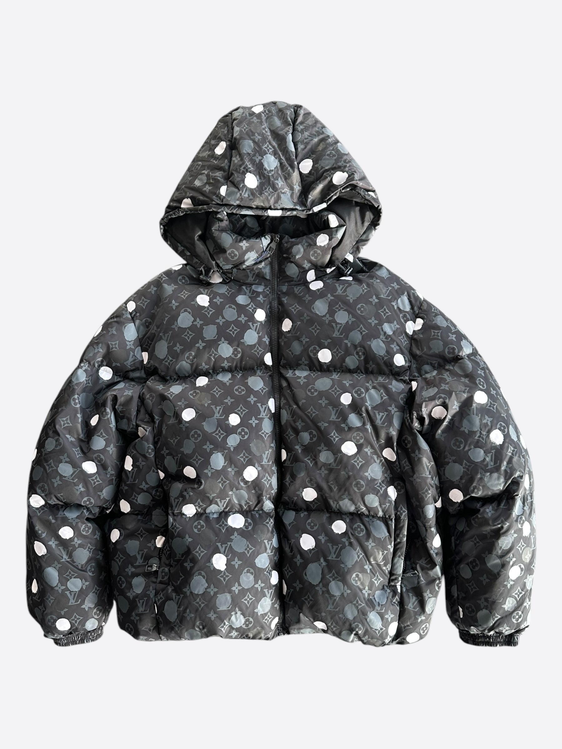 Louis Vuitton Yayoi Kusama Black Polka Dot Monogram Puffer Louis Vuitton Yayoi Kusama Black Polka Dot Monogram Puffer