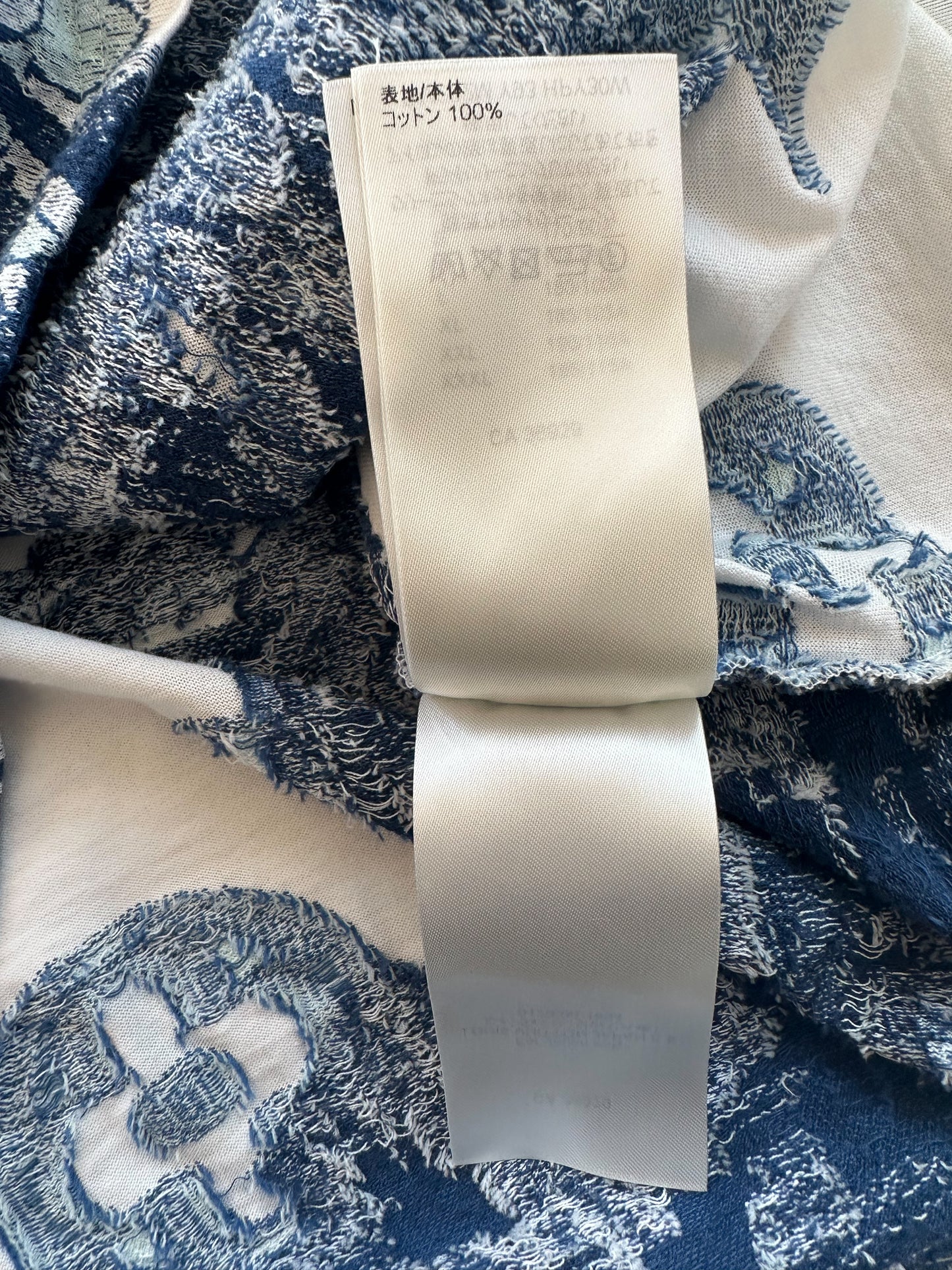 Louis Vuitton Blue & White Aquagarden Monogram T-Shirt