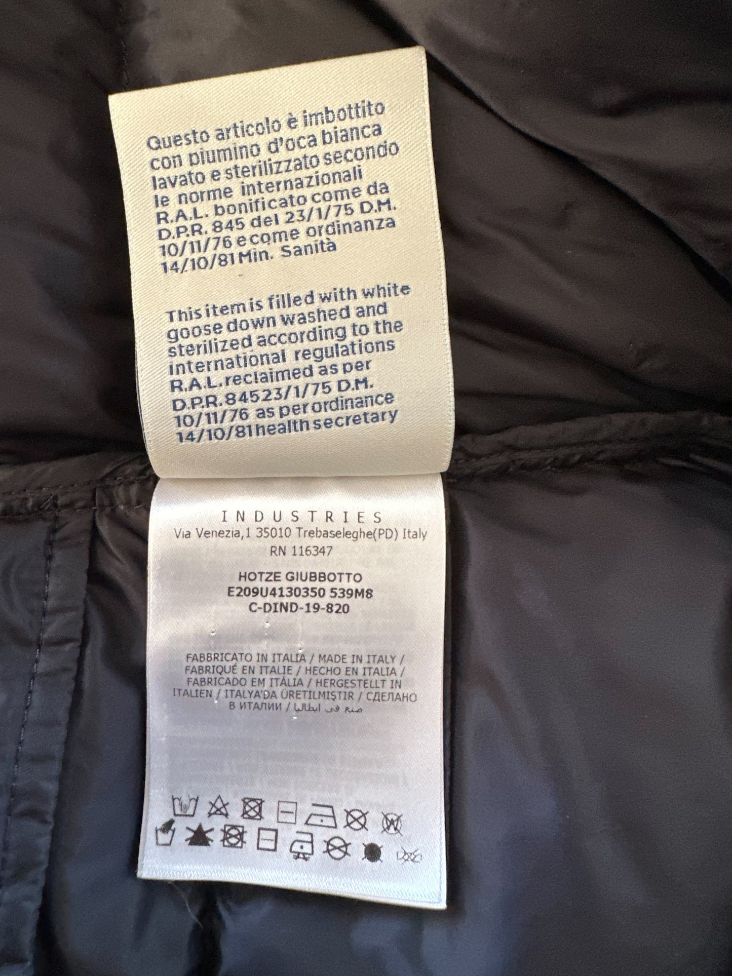 Moncler Fragment Black Hotze Puffer Jacket