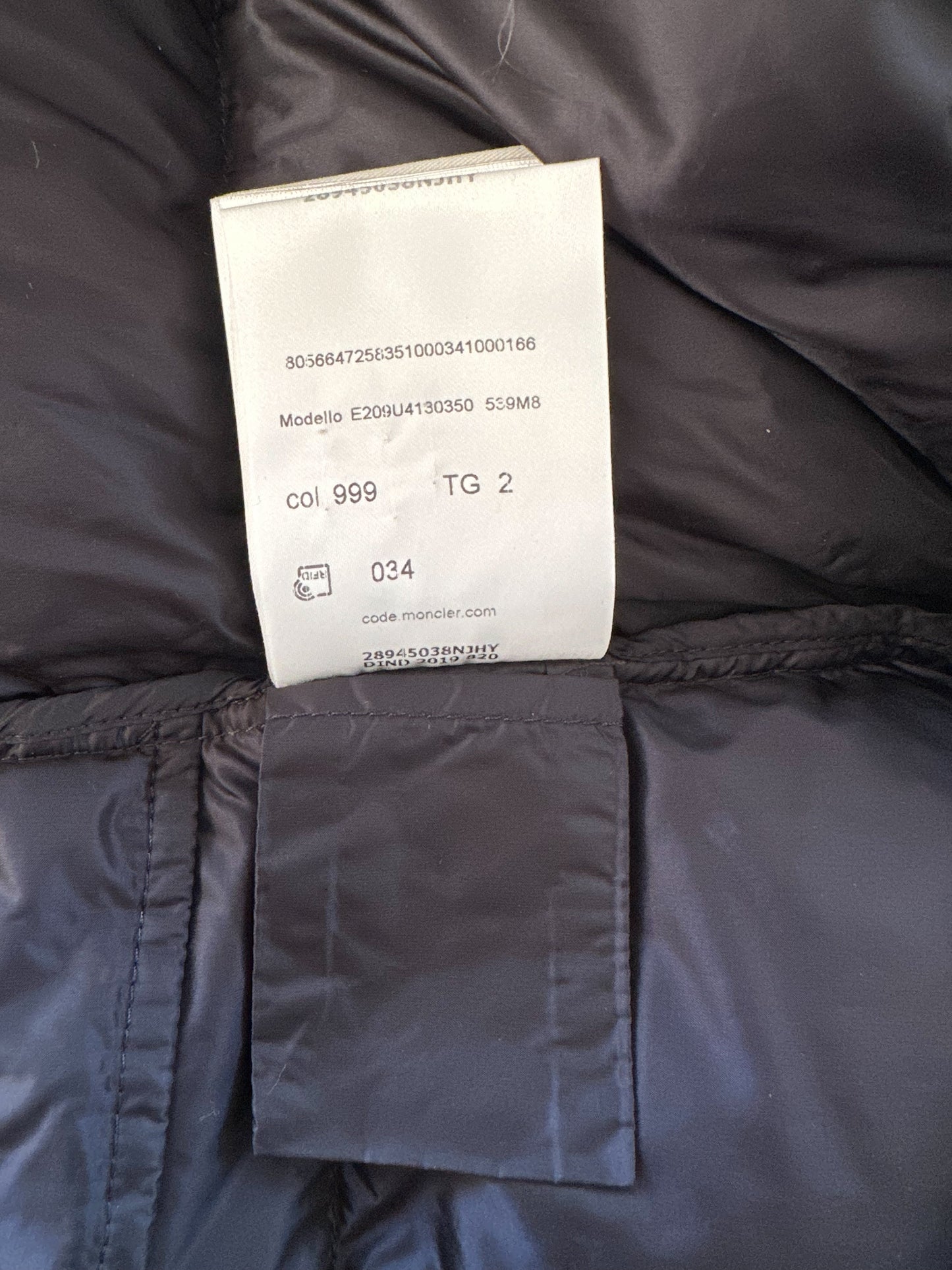 Moncler Fragment Black Hotze Puffer Jacket