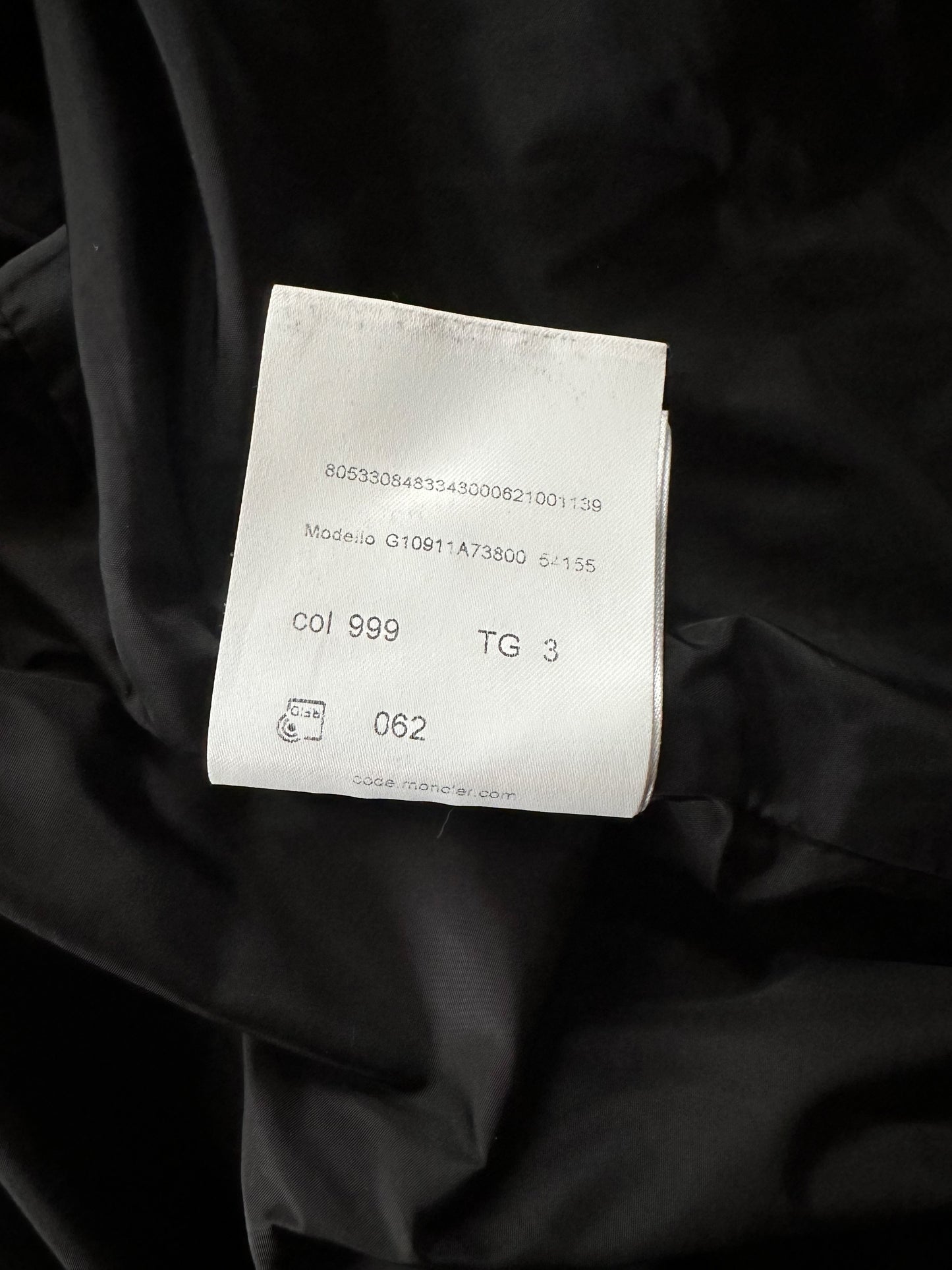 Moncler Black Massereau Logo Trim Windbreaker