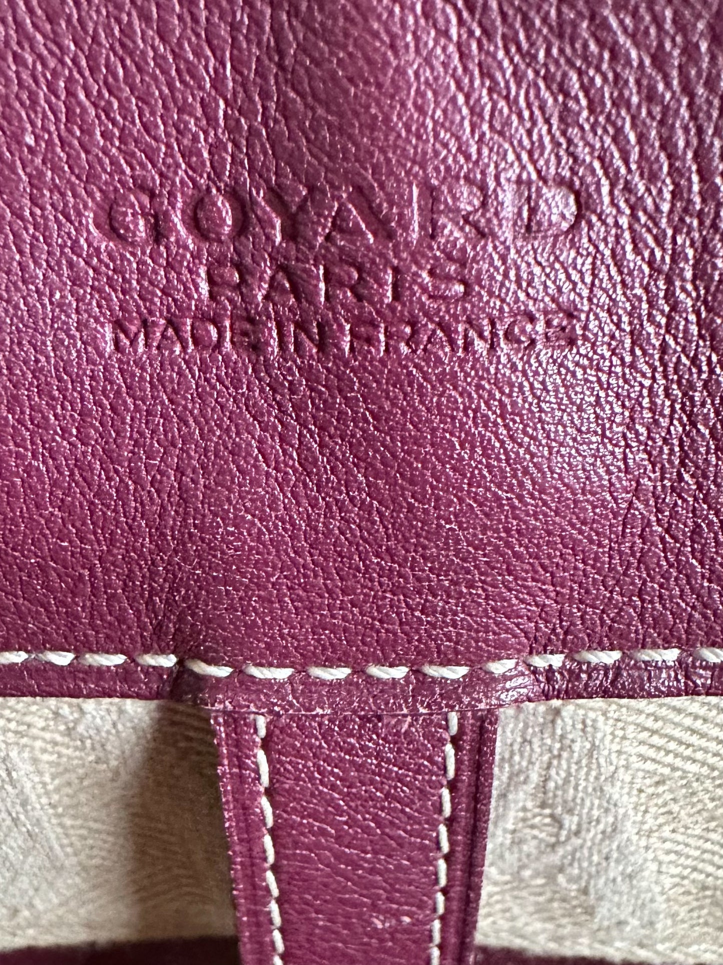 Goyard Burgundy Voltaire Tote Bag