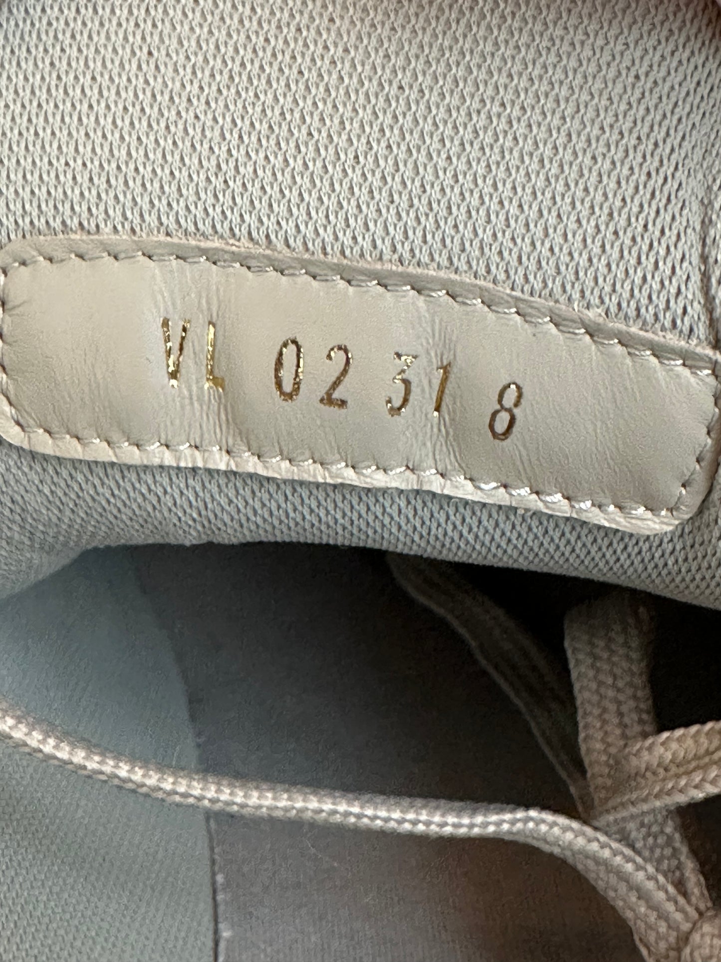 Louis Vuitton Grey & White Monogram Trainers