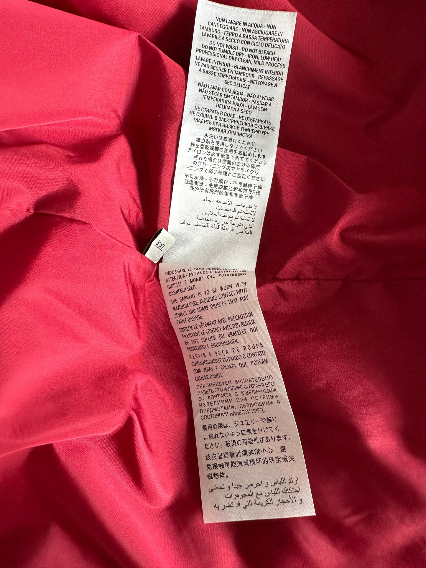 Gucci Red GG Monogram Striped Track Jacket