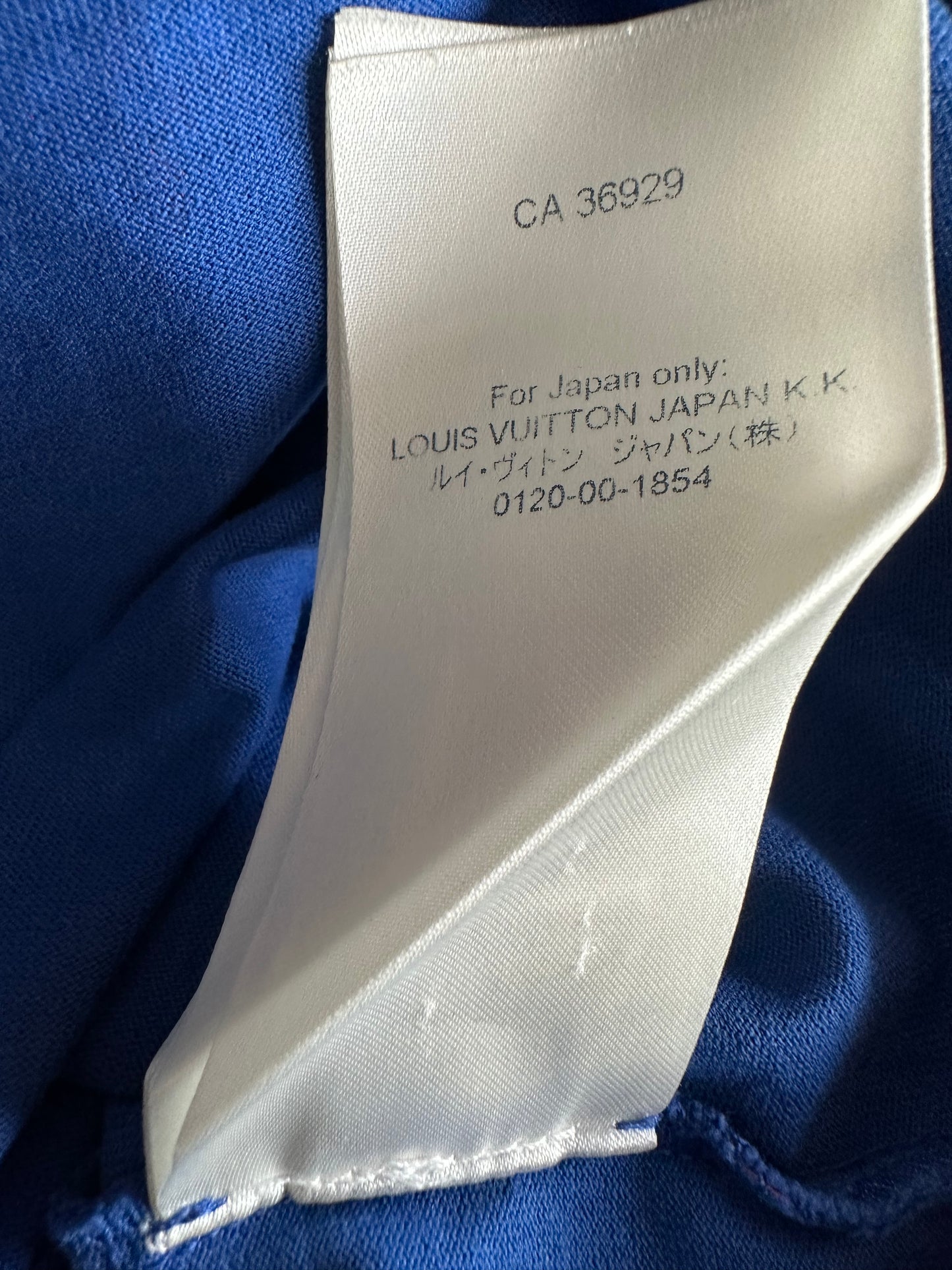 Louis Vuitton Blue & Red Monogram Gradient T-Shirt