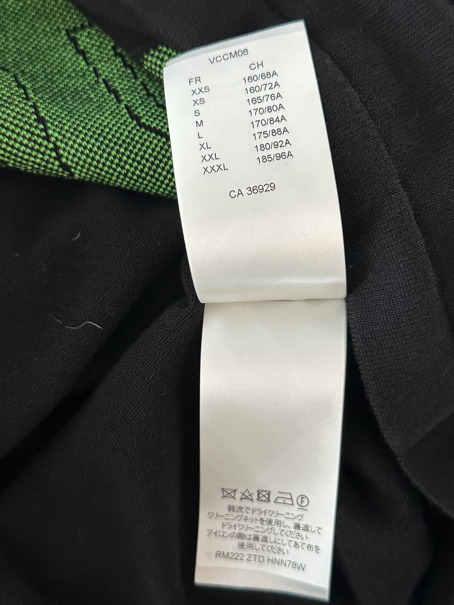 Louis Vuitton Black & Green 1854 Intarsia T-Shirt