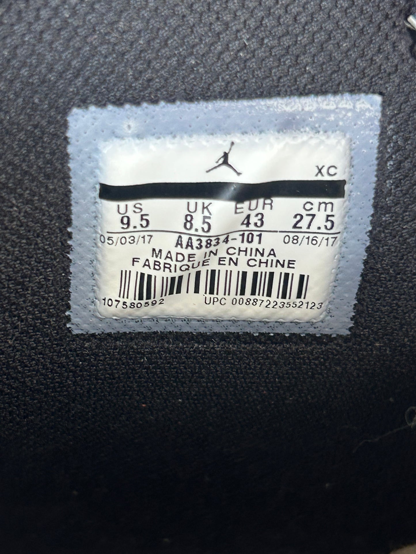 Nike Off-White Red Chicago Jordan 1 Hightop Sneakers