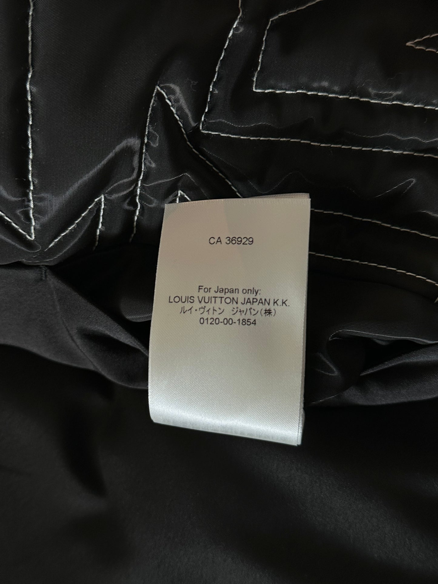 Louis Vuitton Black & White Snow Capsule Puffer Jacket