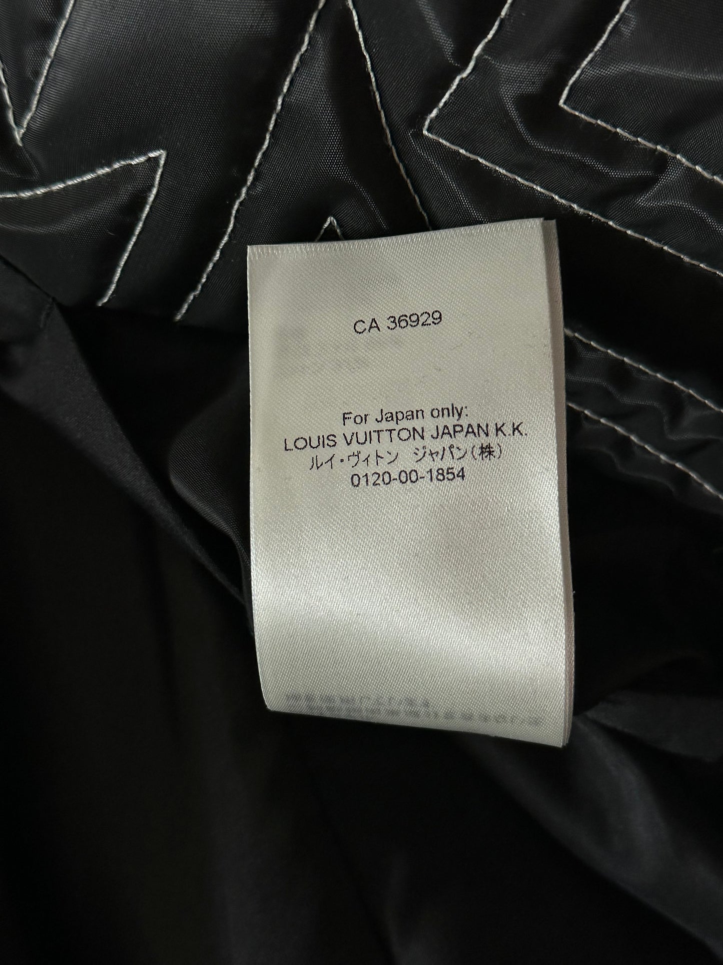 Louis Vuitton Black & White Snow Capsule Puffer Jacket
