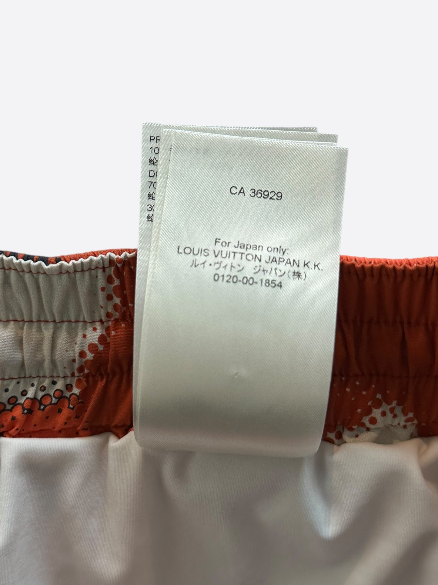 Louis Vuitton Orange Camouflage Swim Shorts