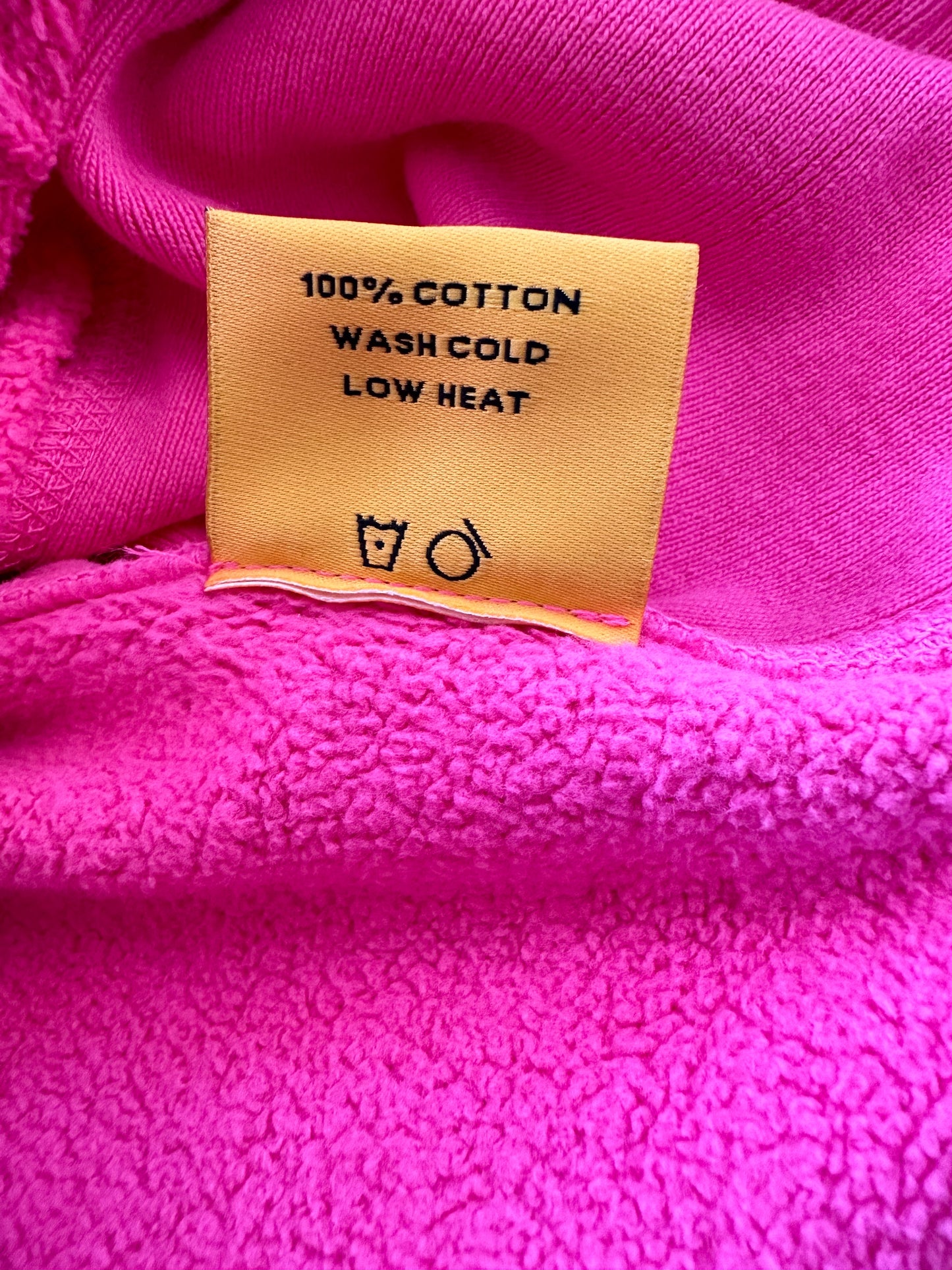 Gallery Dept Pink & Yellow Logo Hoodie