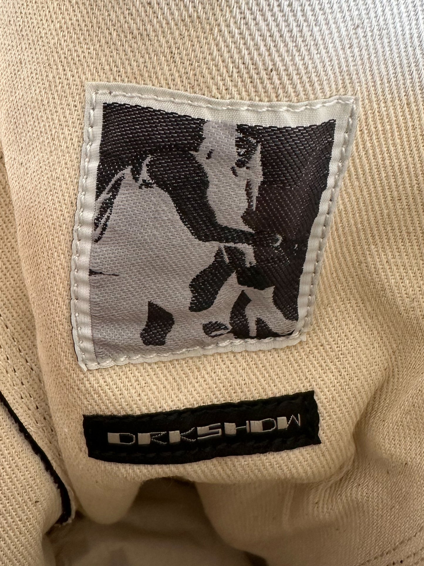 Rick Owens Black & White Hightop Sneakers