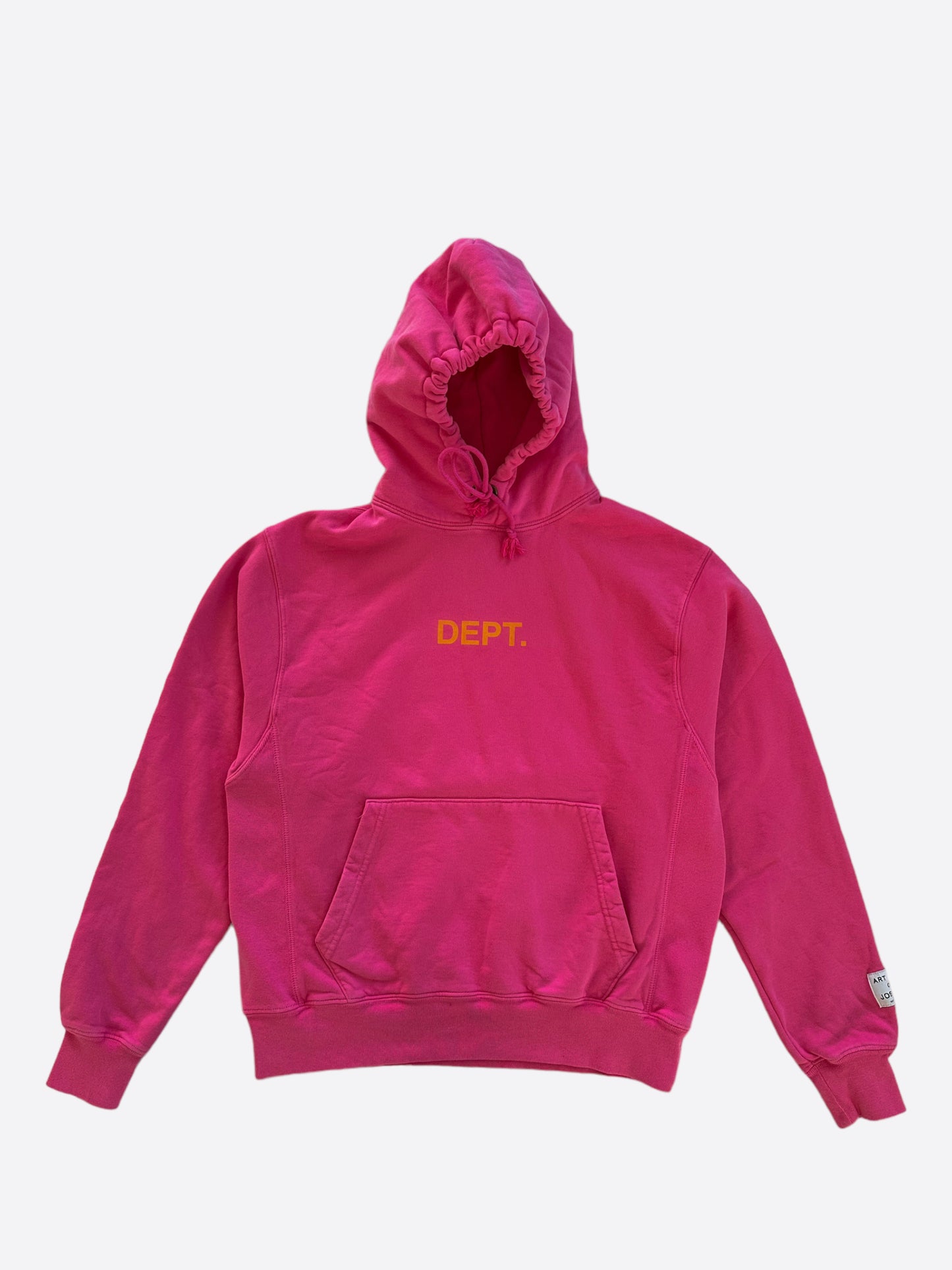 Gallery Dept Pink & Yellow Logo Hoodie