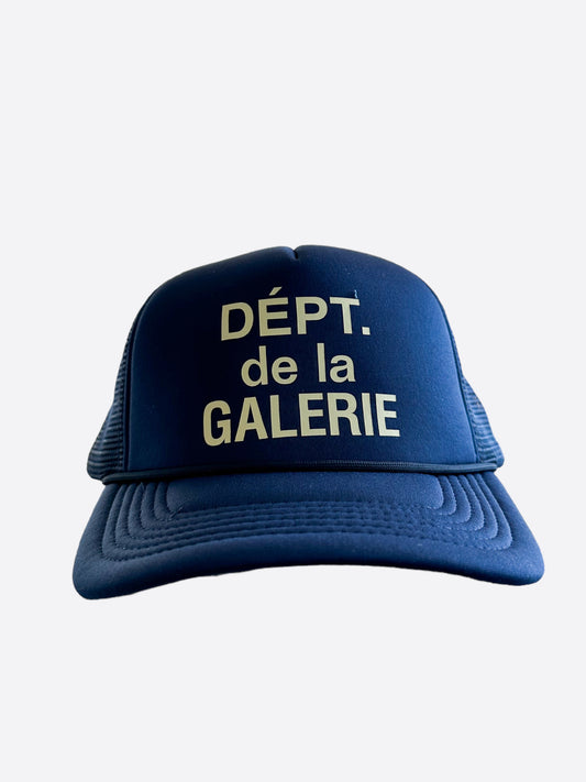Gallery Dept Navy & Cream French Logo Trucker Hat