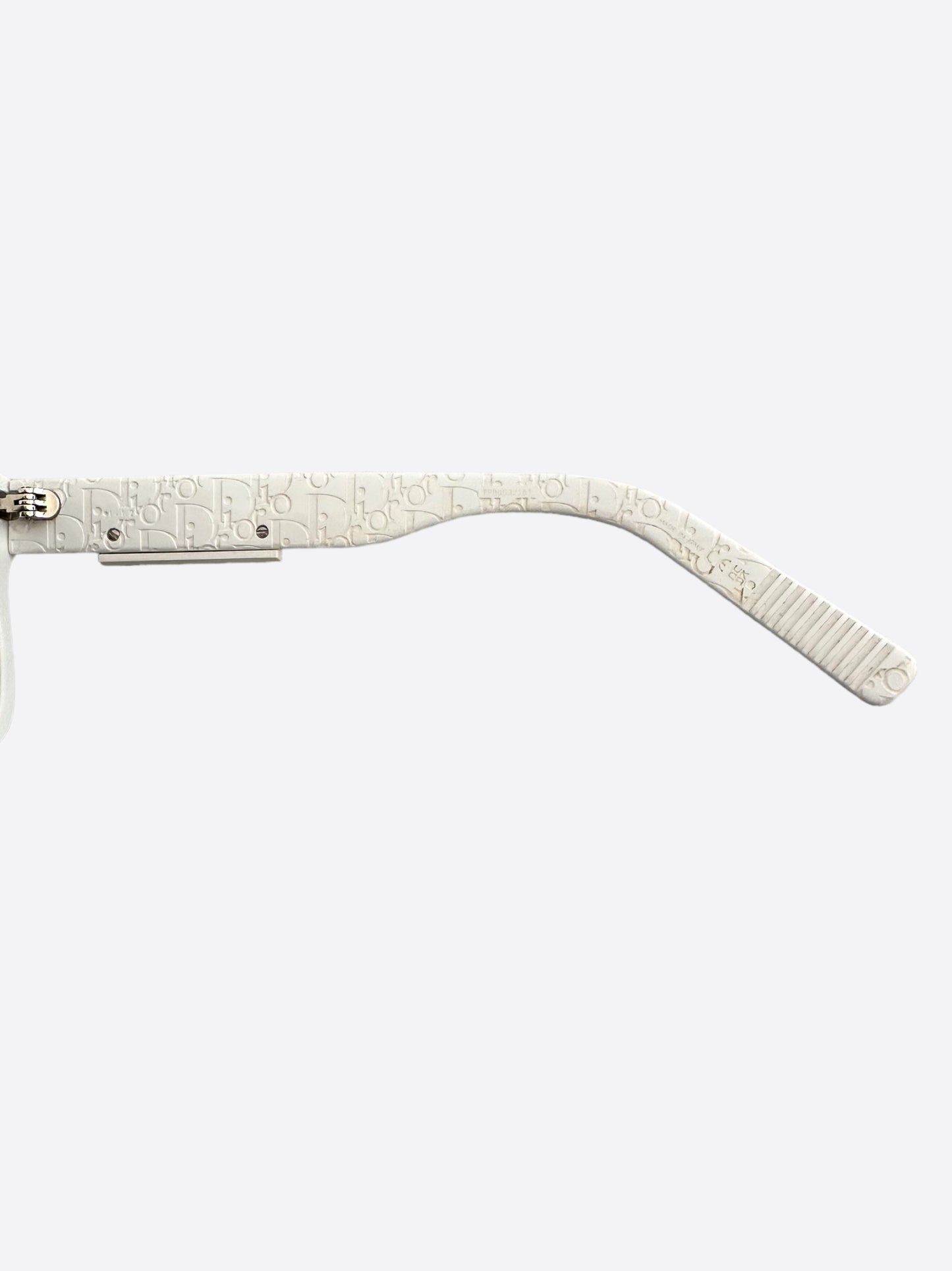 Dior White & Blue Oblique Sunglasses