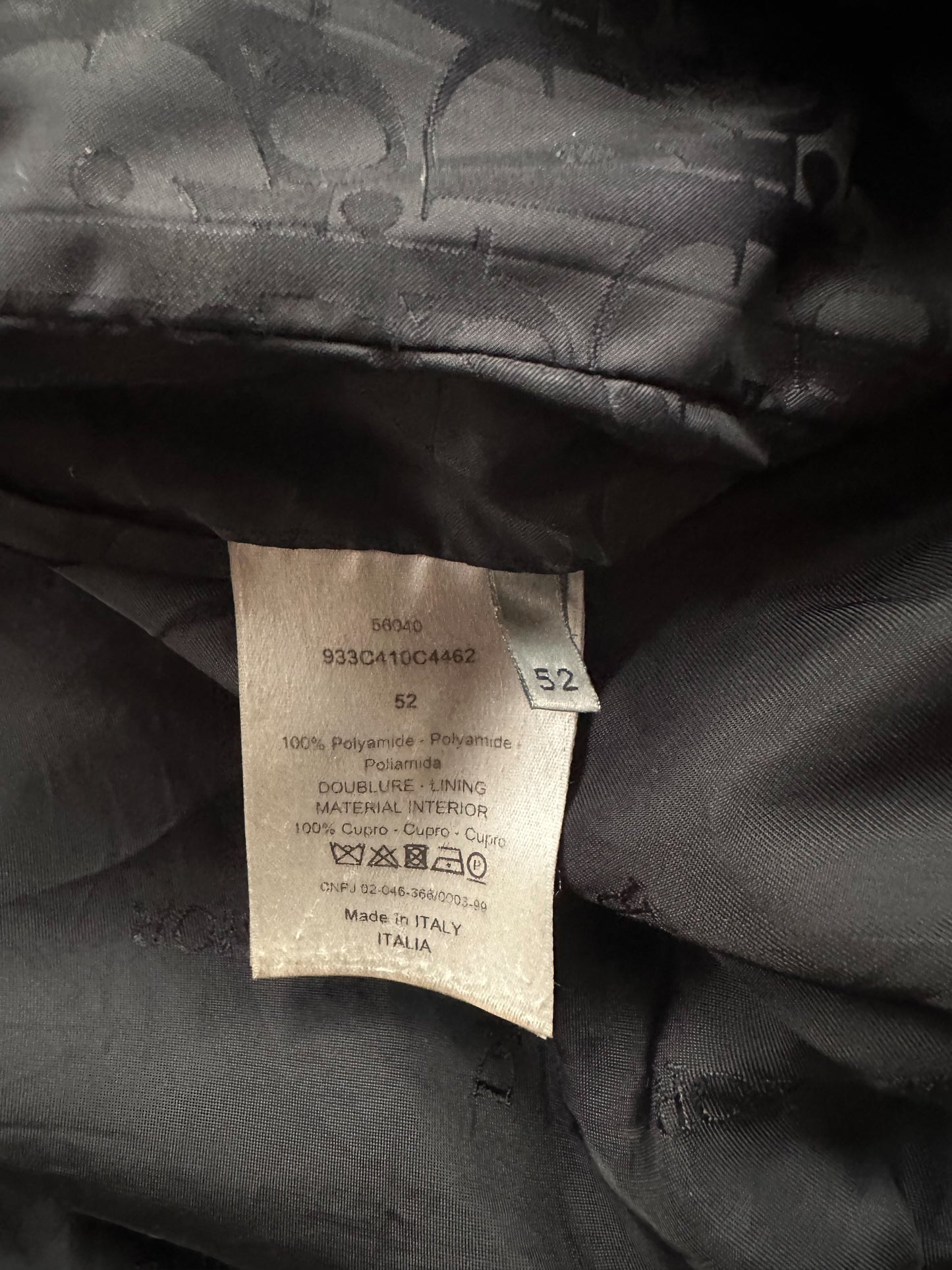 Dior Black Oblique Bomber Jacket