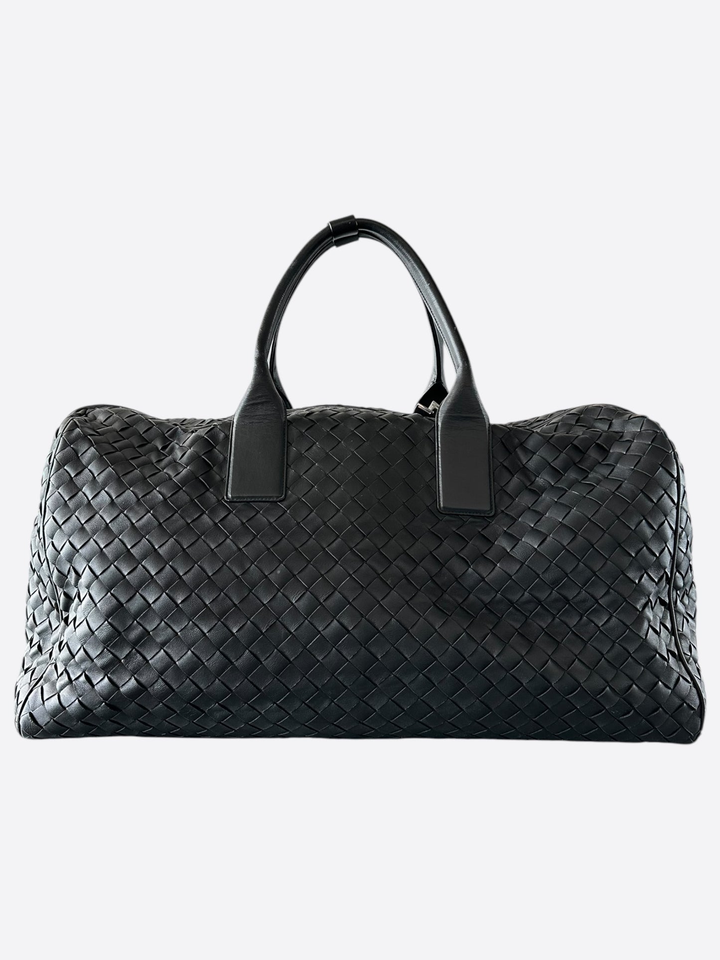 Bottega Veneta Black Large Duffle Bag