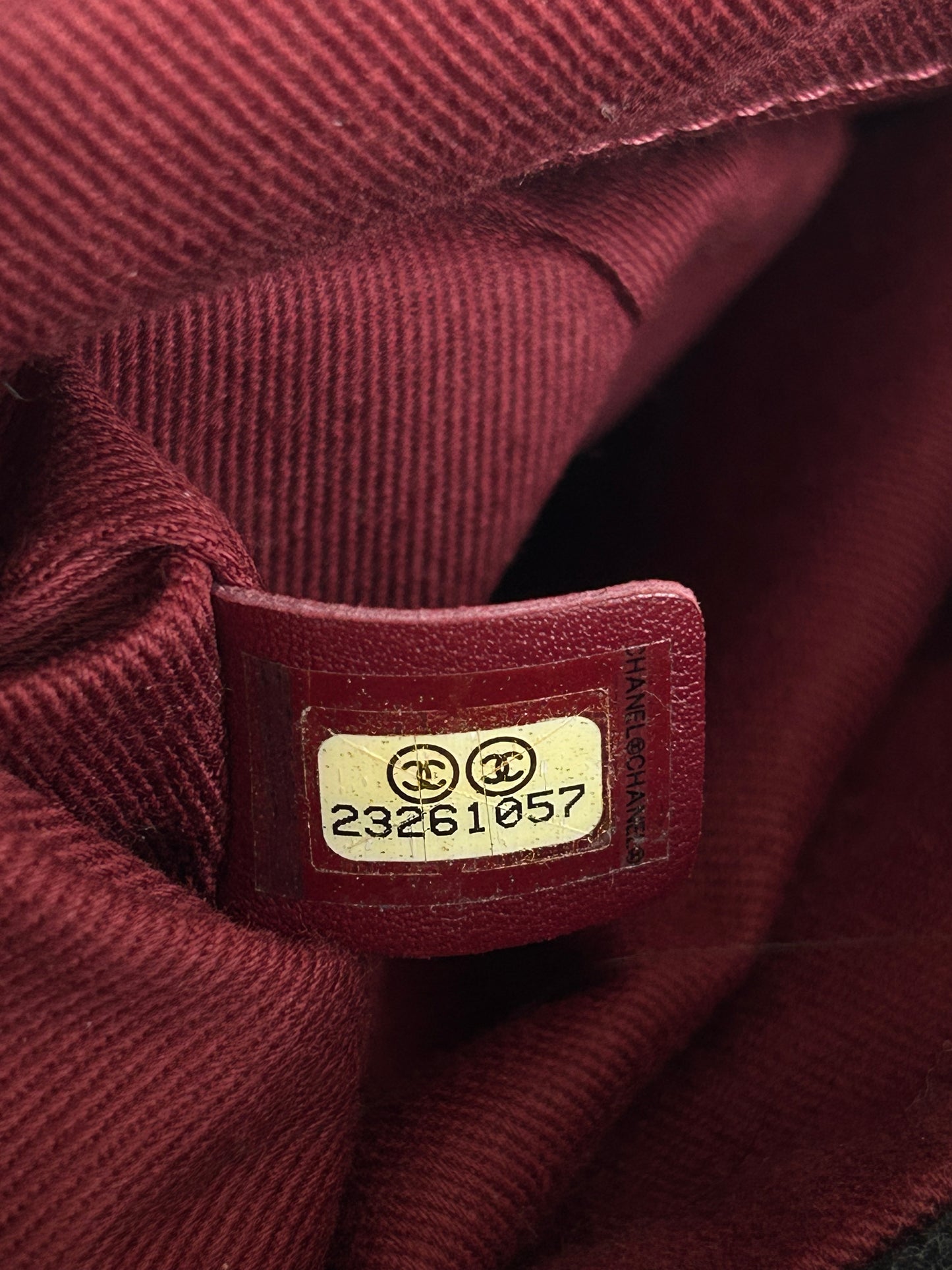 Chanel Dark Grey Denim Quilted Flap Backpack