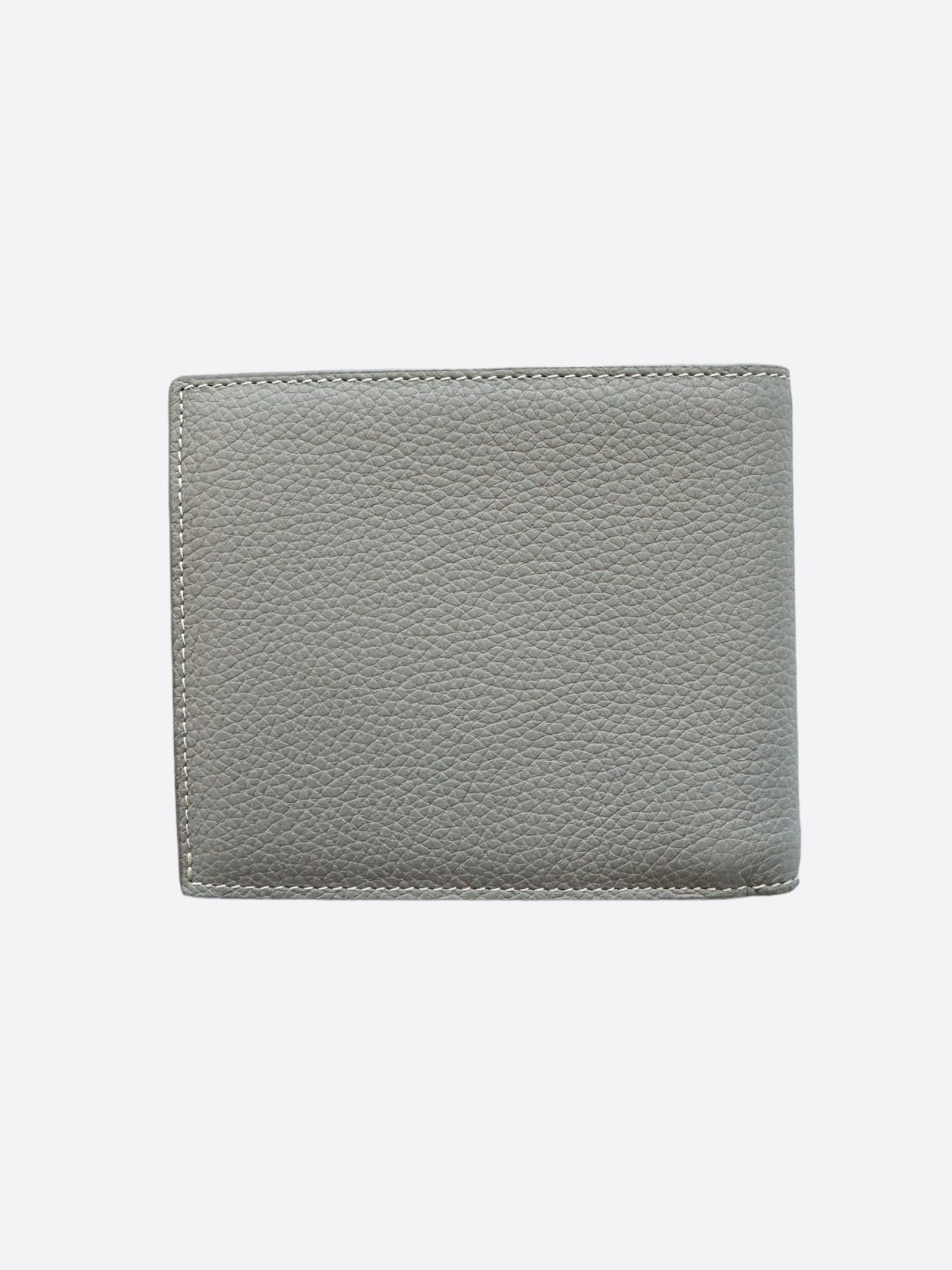 Dior Grey 1947 Calfskin Wallet