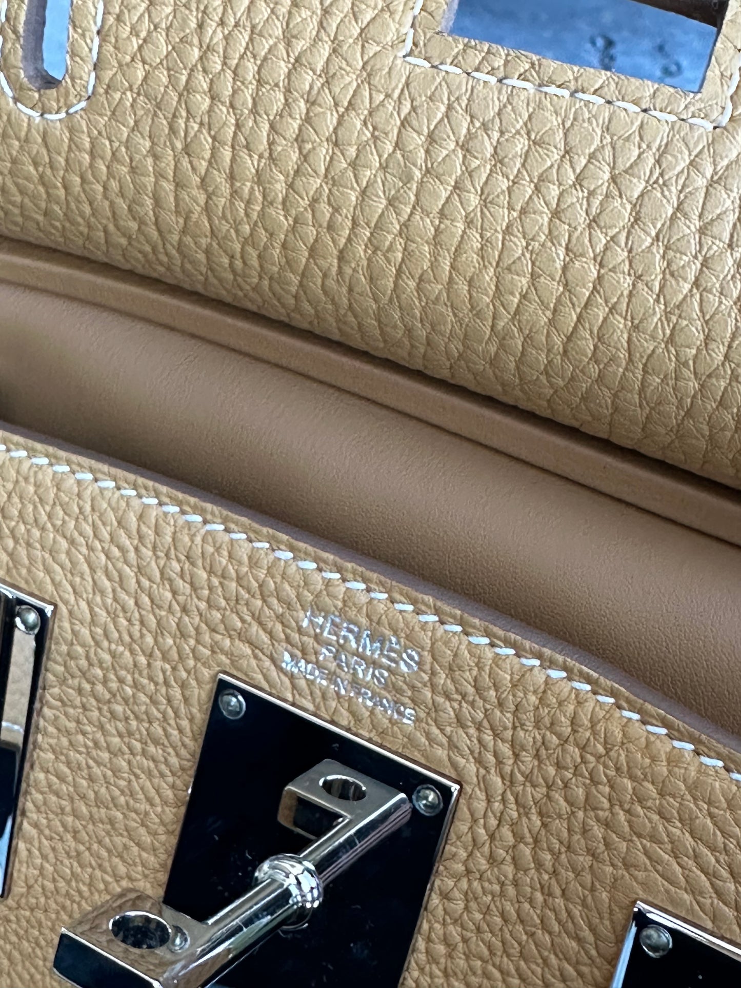 Hermes Beige HAC A Dos Crossbody Backpack