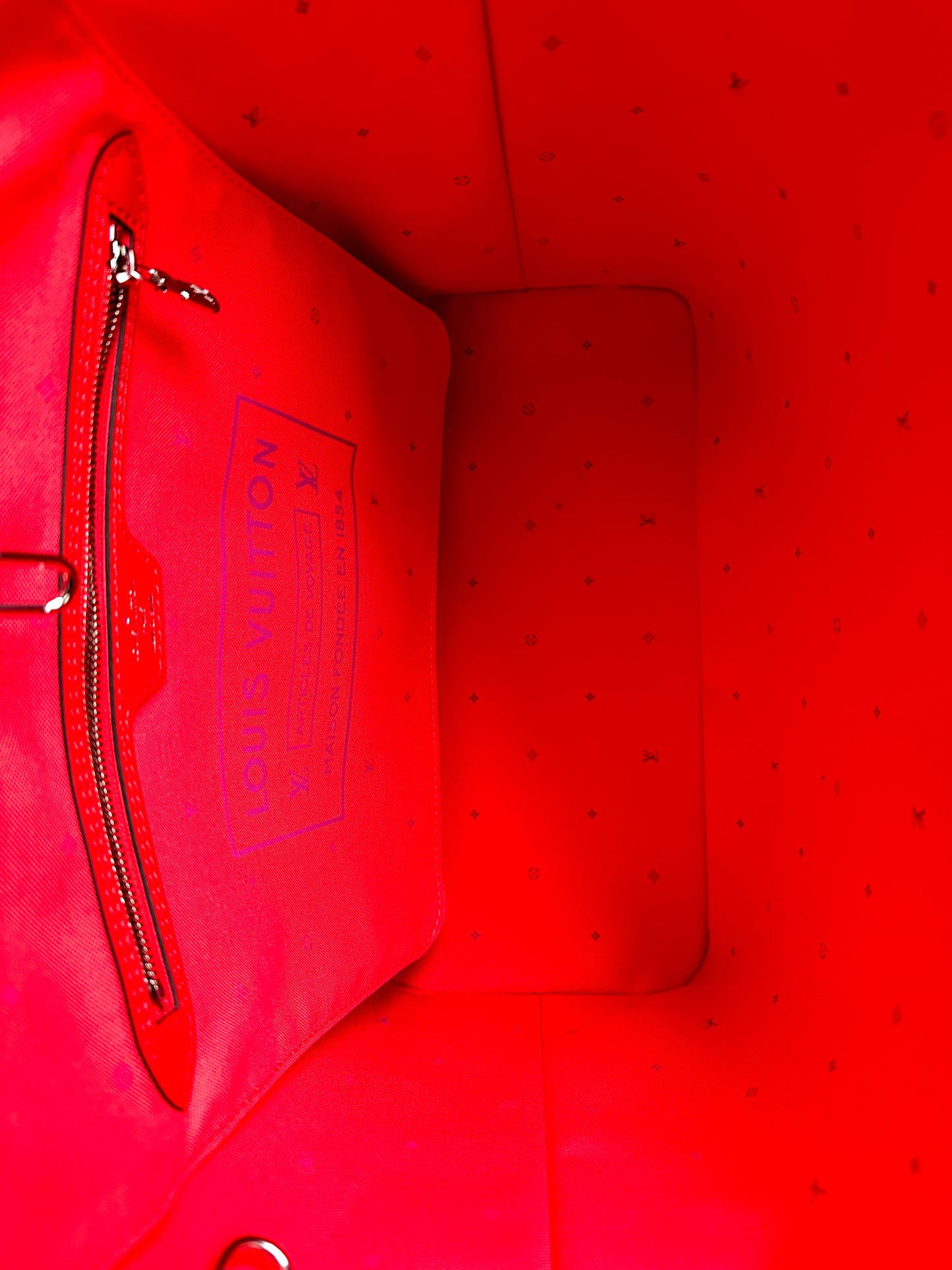 Louis Vuitton Pink & Red Escale Monogram Neverfull MM