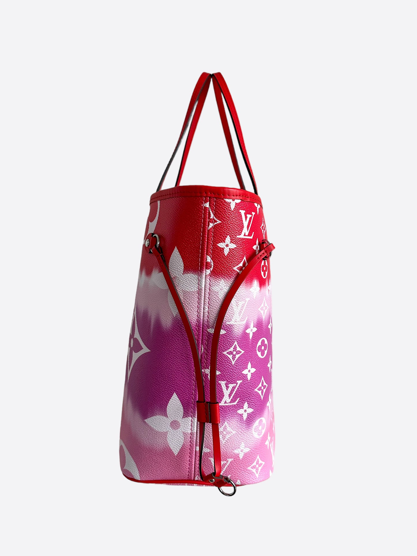 Louis Vuitton Pink & Red Escale Monogram Neverfull MM
