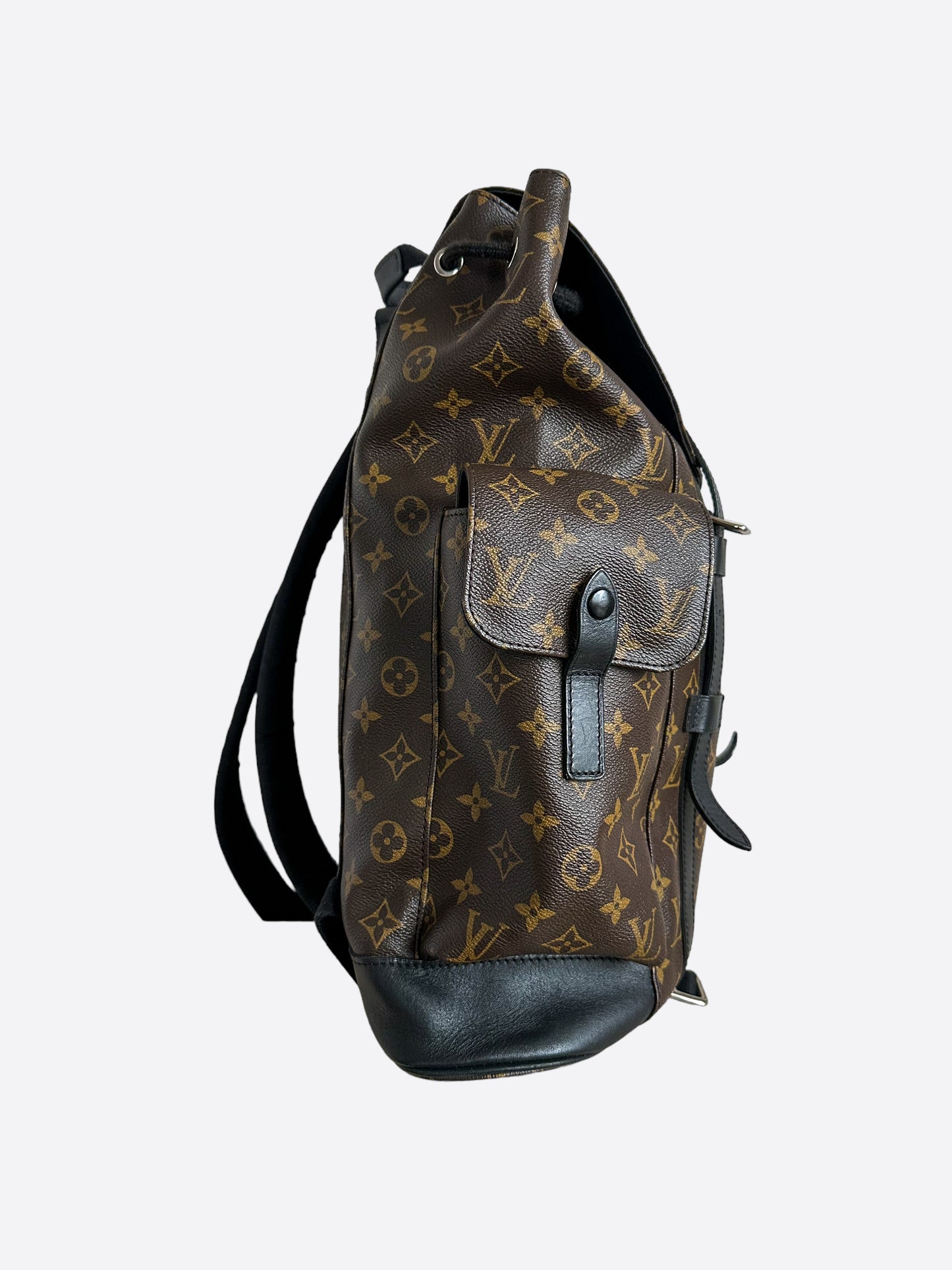 Louis Vuitton Brown Macassar Monogram Christopher Backpack