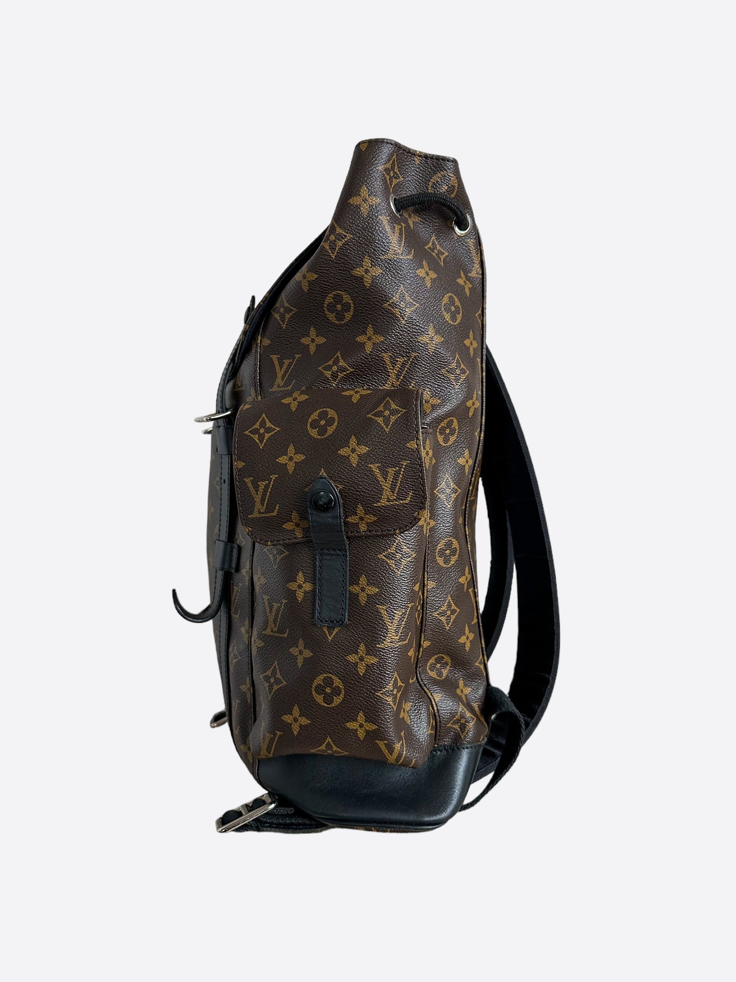 Louis Vuitton Brown Macassar Monogram Christopher Backpack