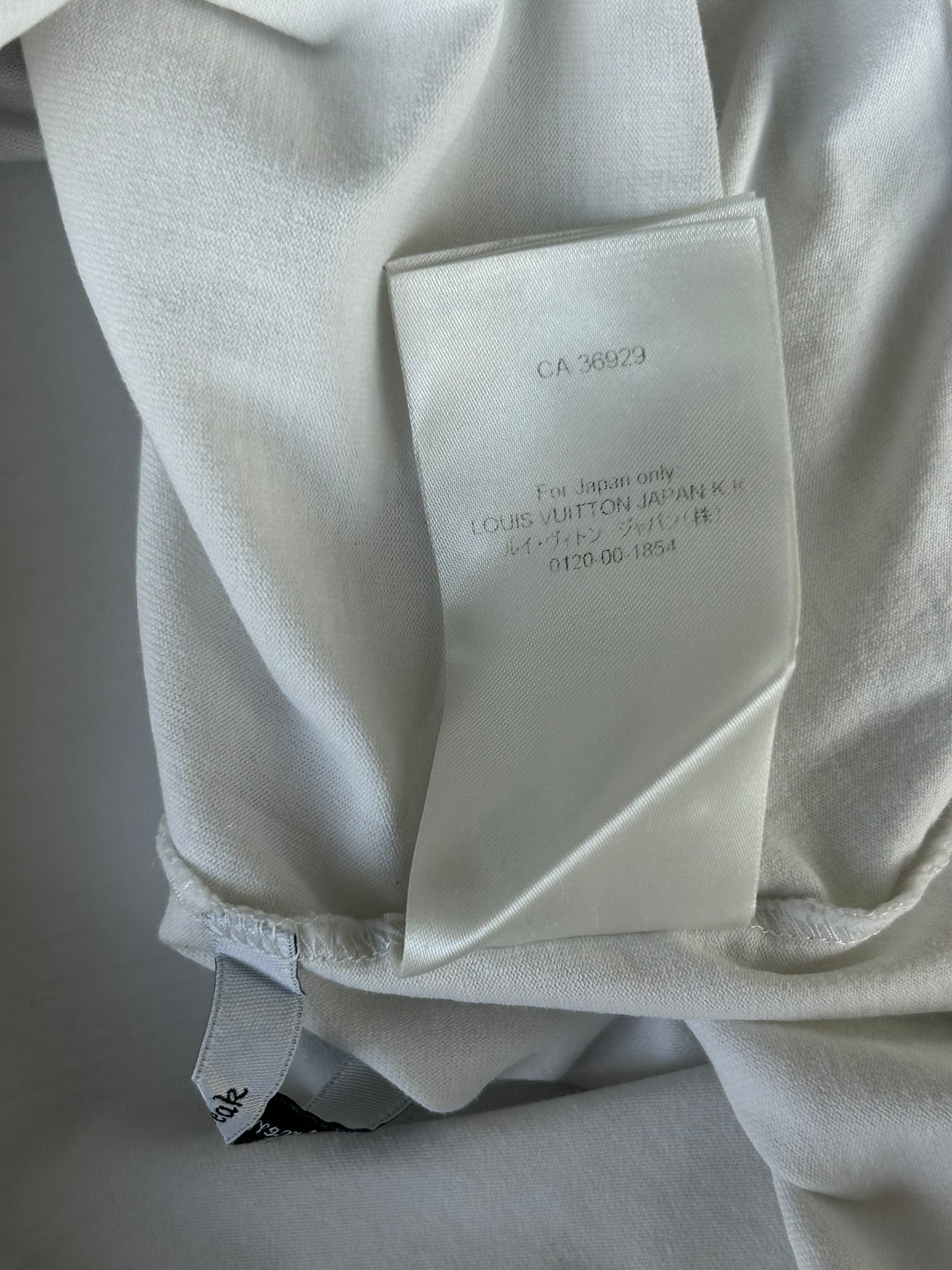 Louis Vuitton White Graffiti Logo T-Shirt