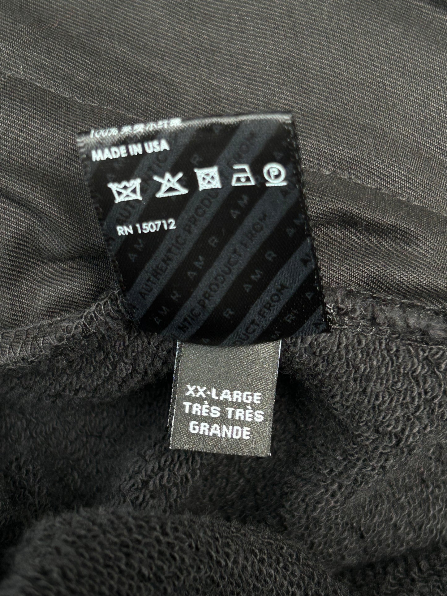 Amiri Black & White Angel Logo Sweatpants