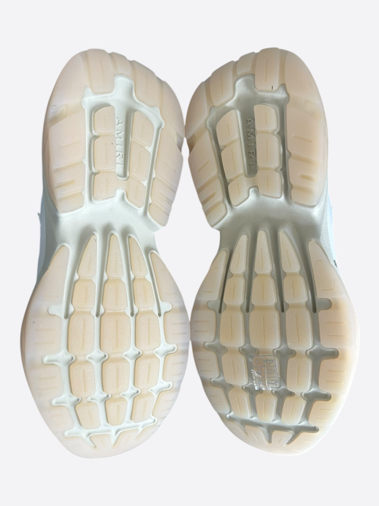 Amiri White & Grey Bones Runners