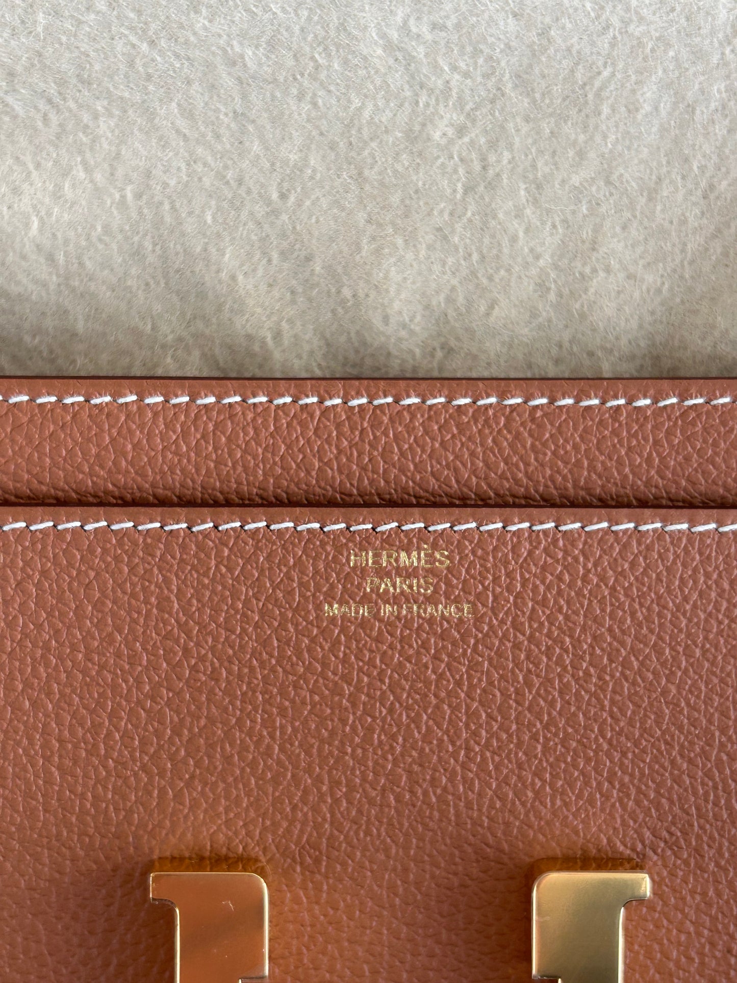 Hermes Brown Constance To Go Wallet