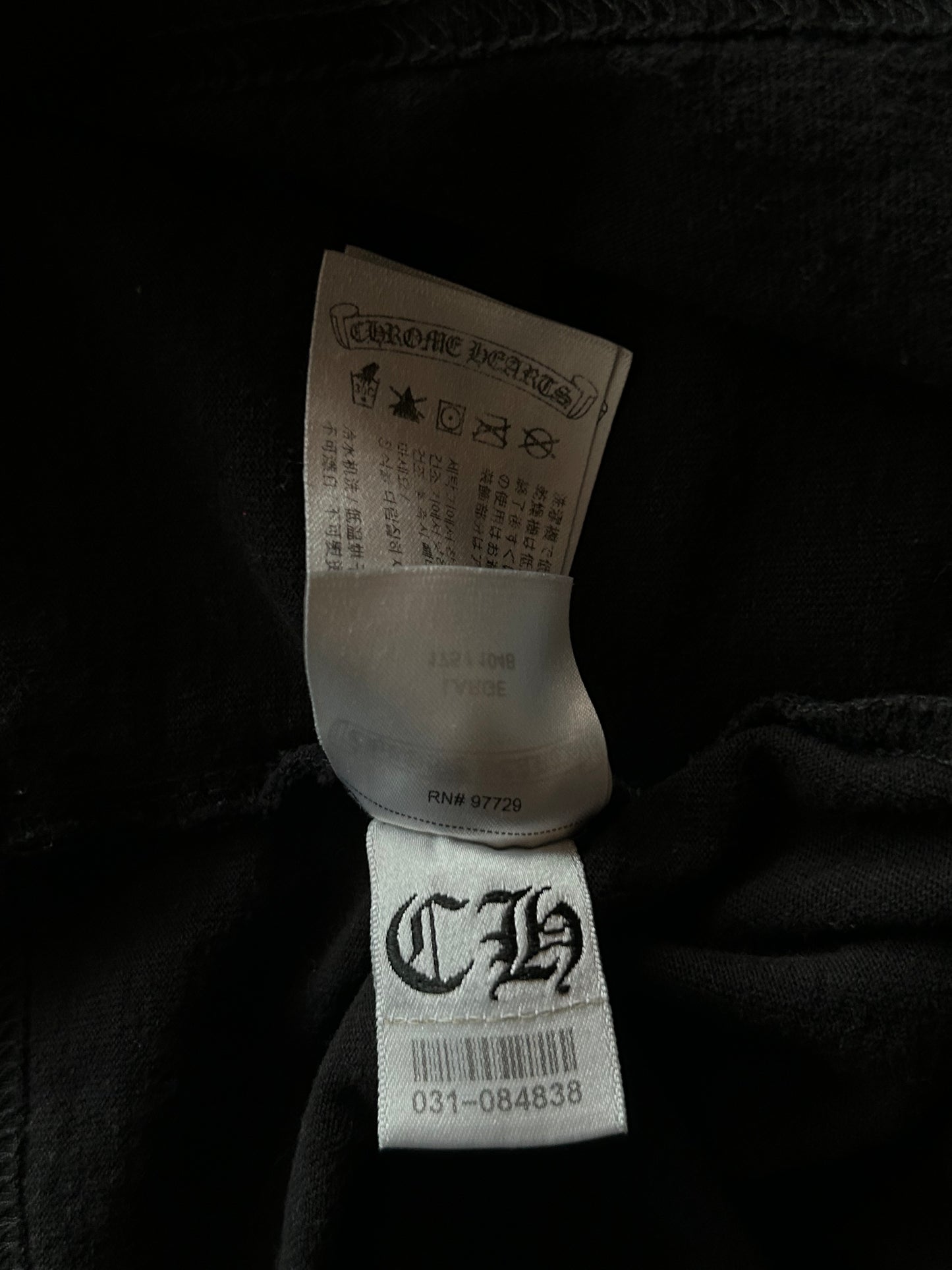 Chrome Hearts Matty Boy Black Stay Fast T-Shirt