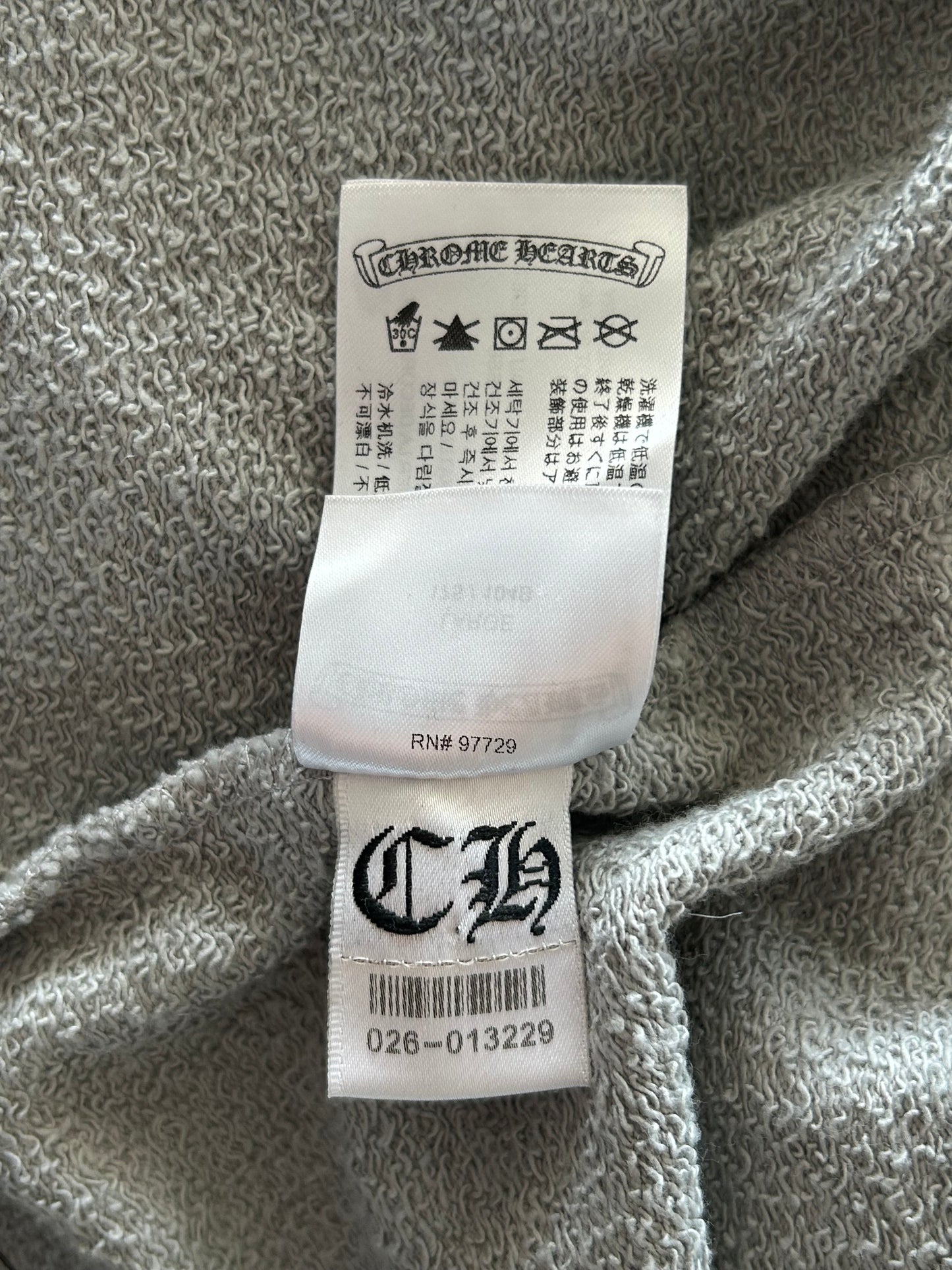 Chrome Hearts Matty Boy Grey Suggest Hoodie