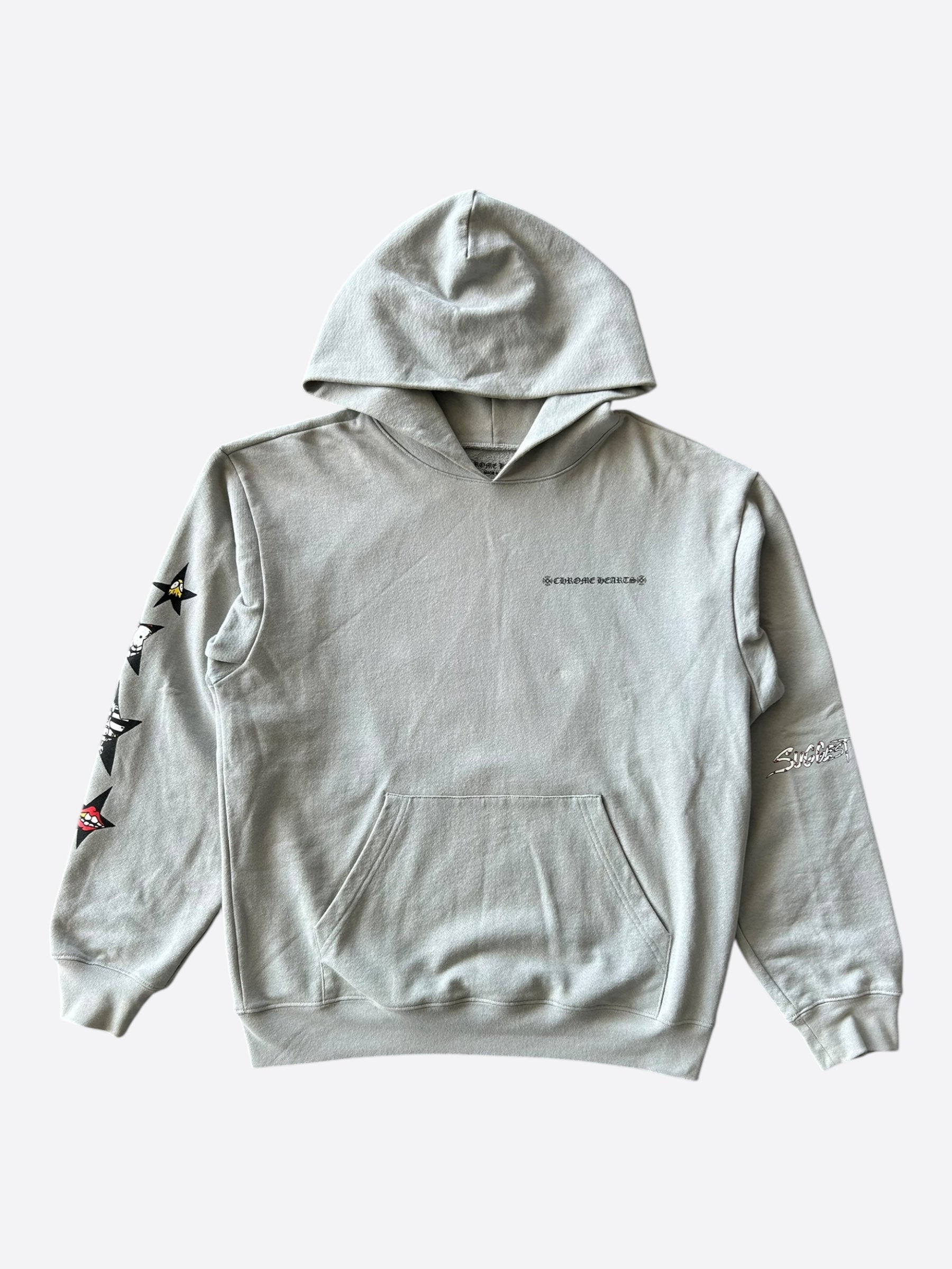 Chrome Hearts Matty Boy Grey Suggest Hoodie – Savonches