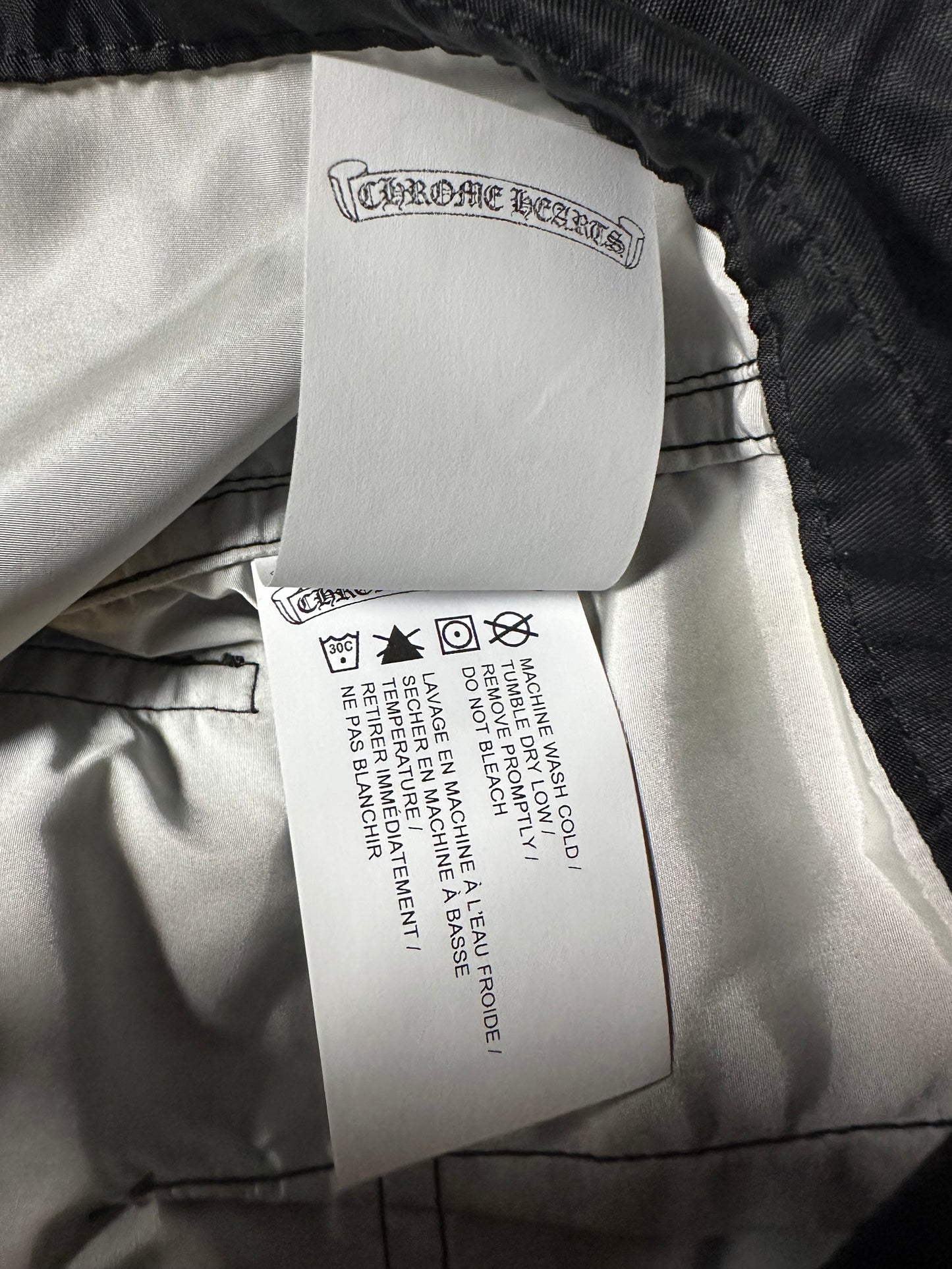 Chrome Hearts Black & Yellow Patch Swimshorts