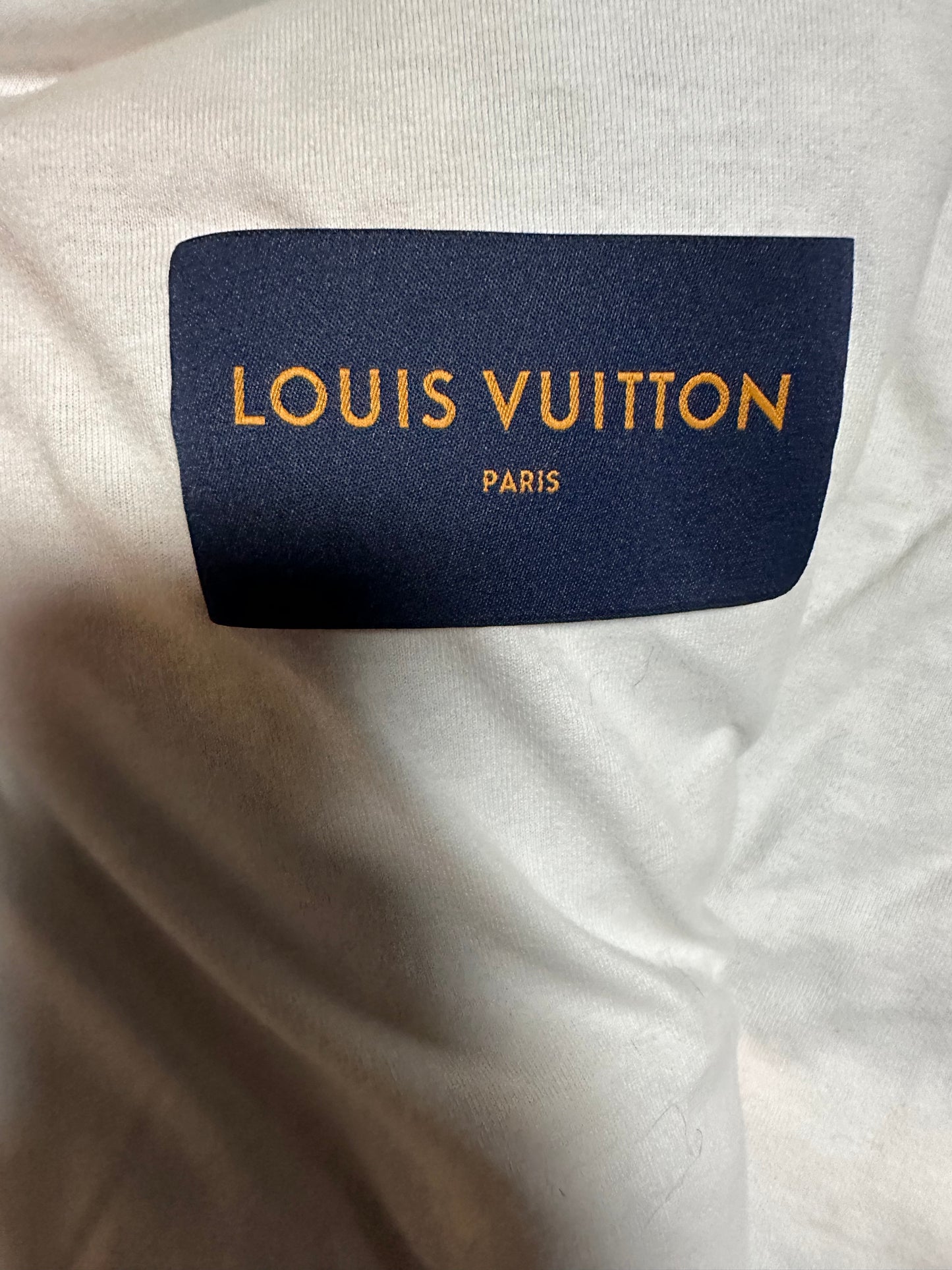 Louis Vuitton Blue & Orange Camo Monogram Fleece Zip Up Jacket