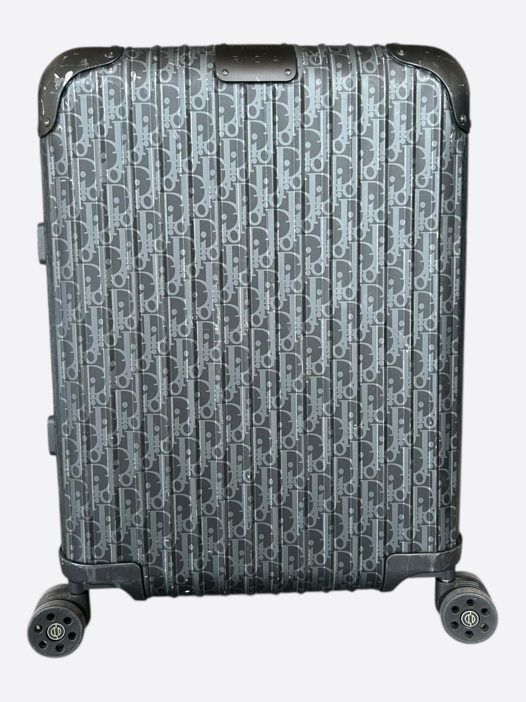 Dior Rimowa Black Oblique Carry-On Luggage – Savonches